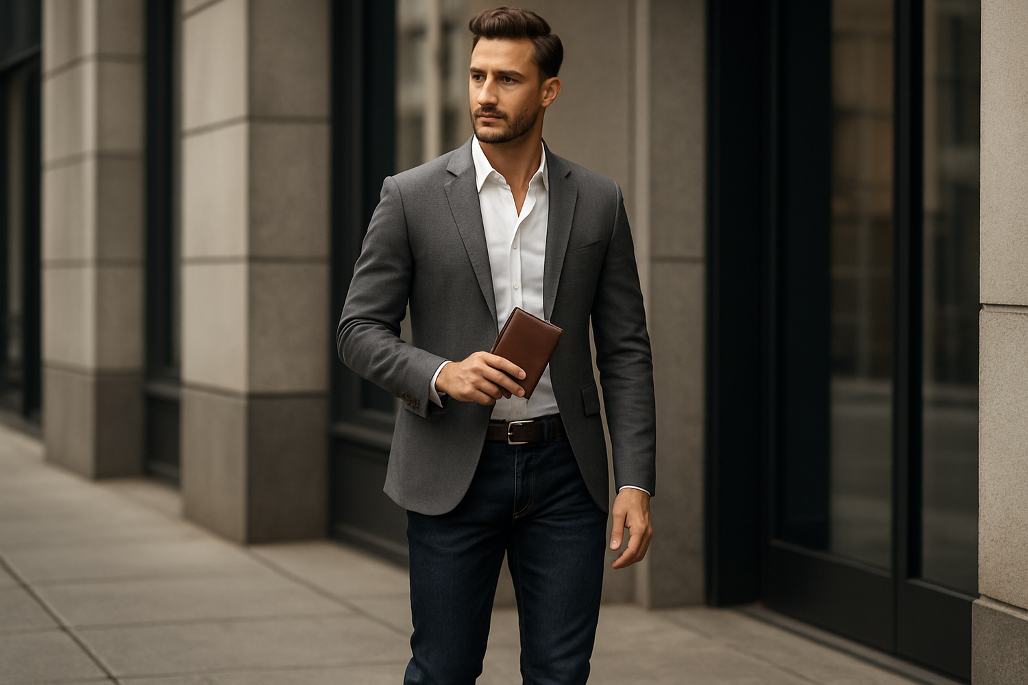 mens fashion style hold the wallet in hand shop_this_look_amDhCa