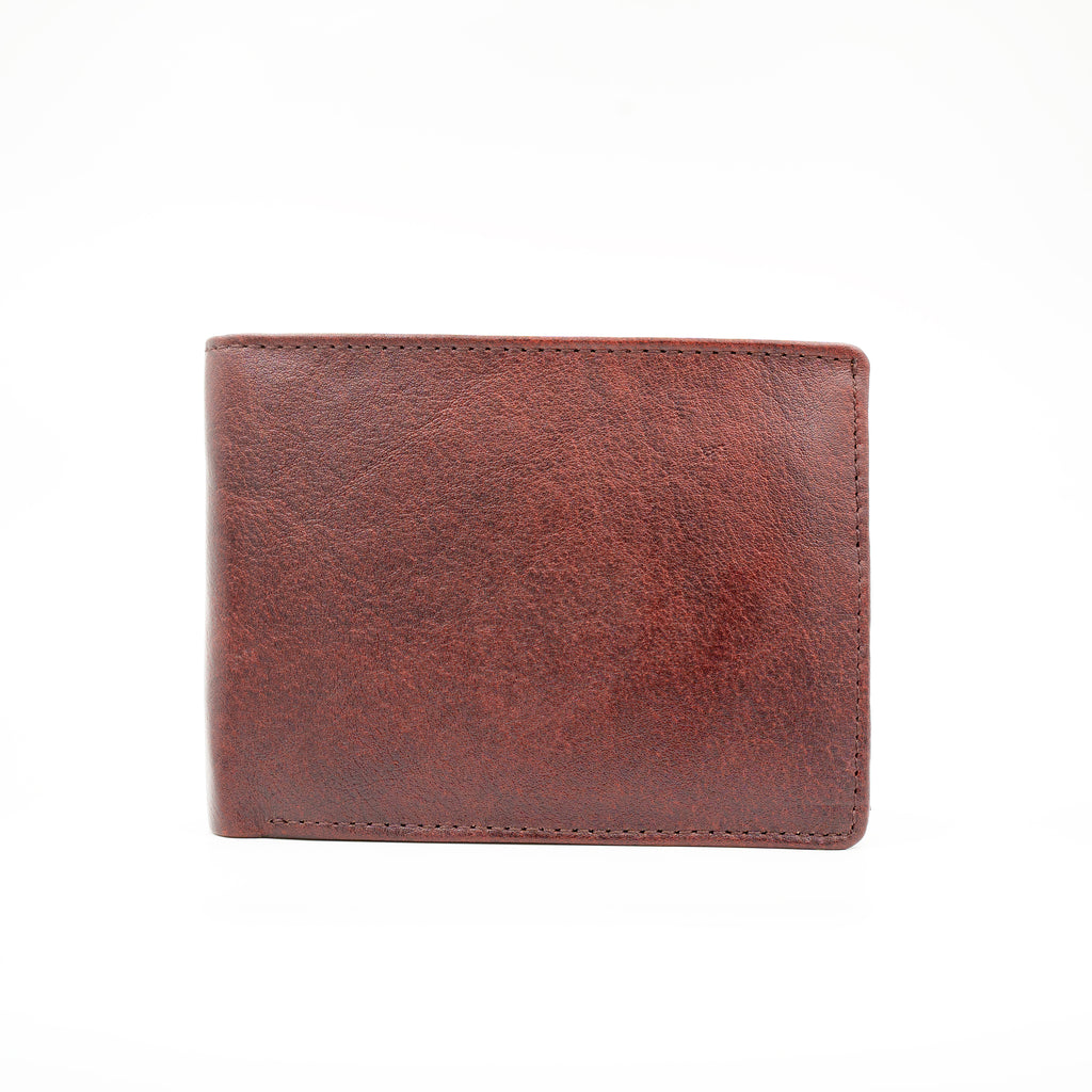 Leather Wallet for Men - Brown-02