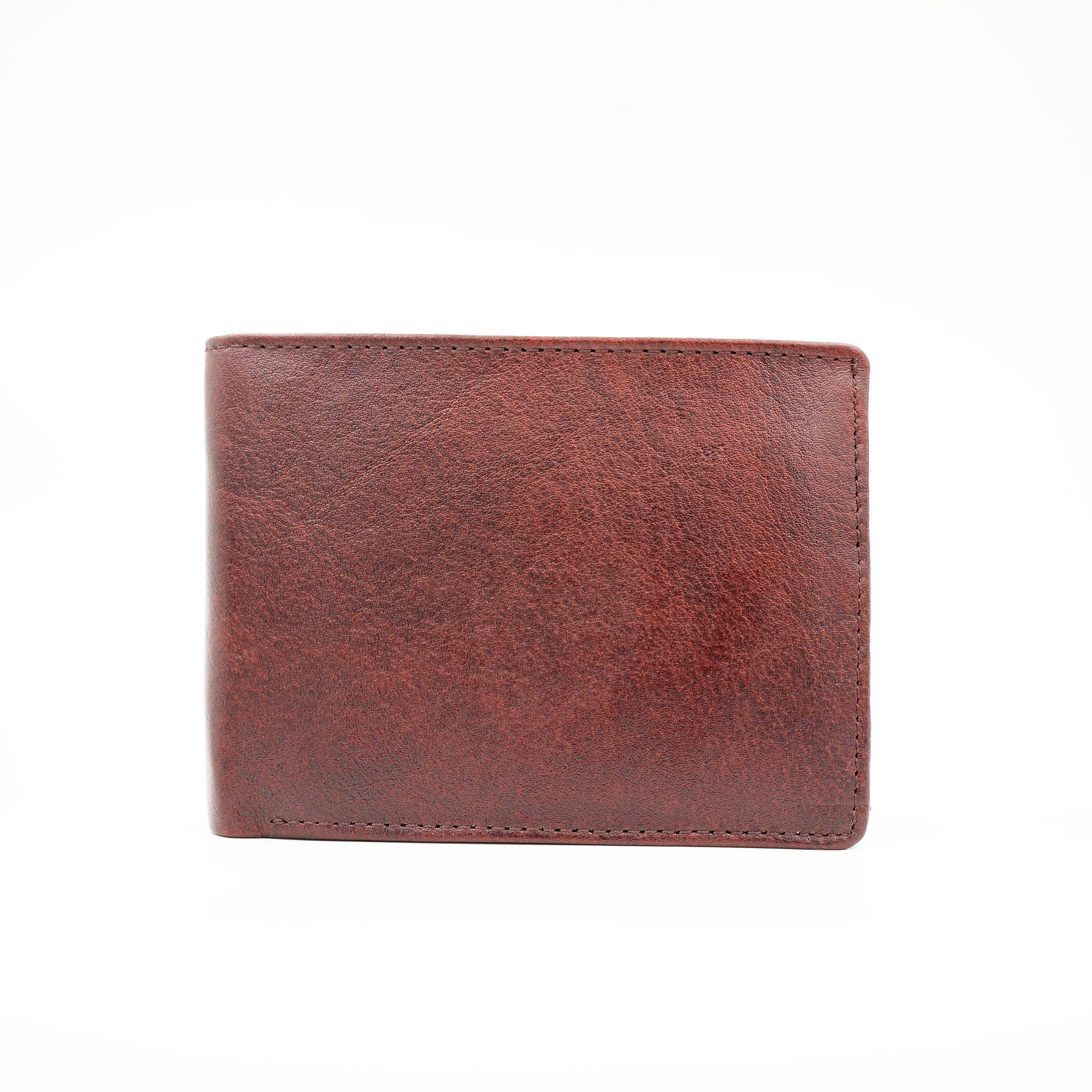 Leather Wallet for Men - Brown-02