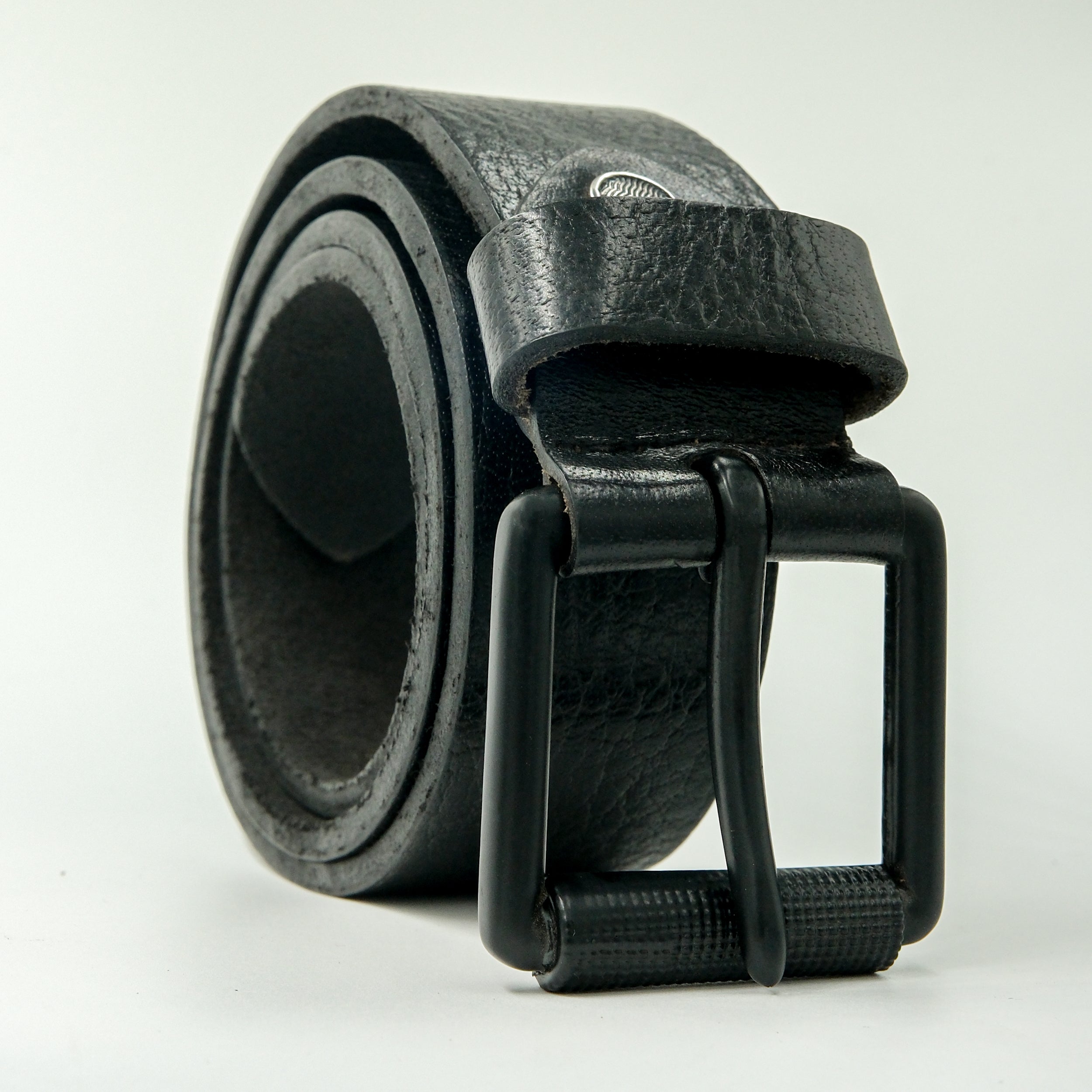 Leather Belt for Men - Black