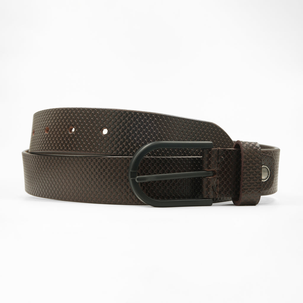 Leather Belt for Men - Brown
