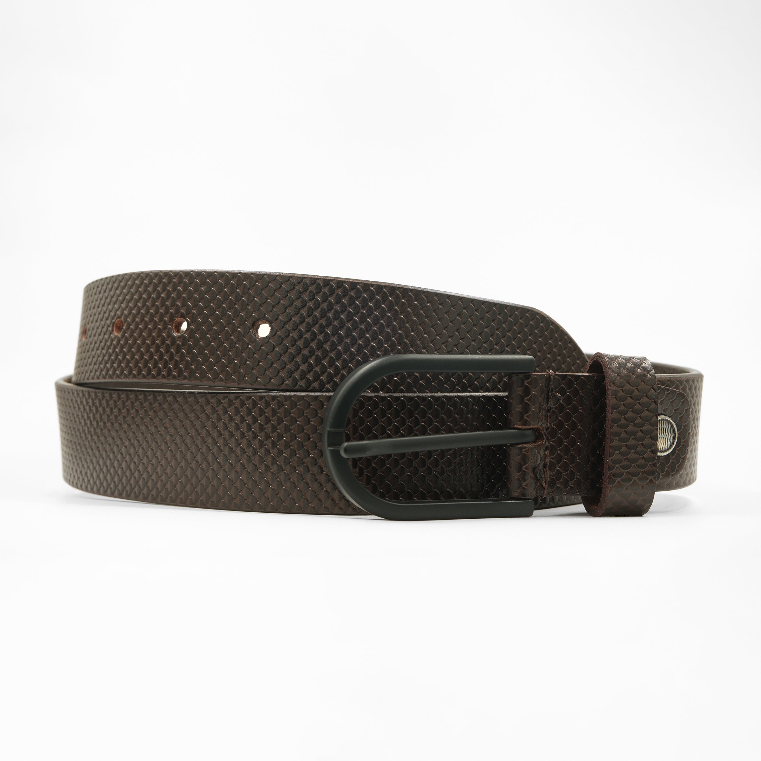 Leather Belt for Men - Brown