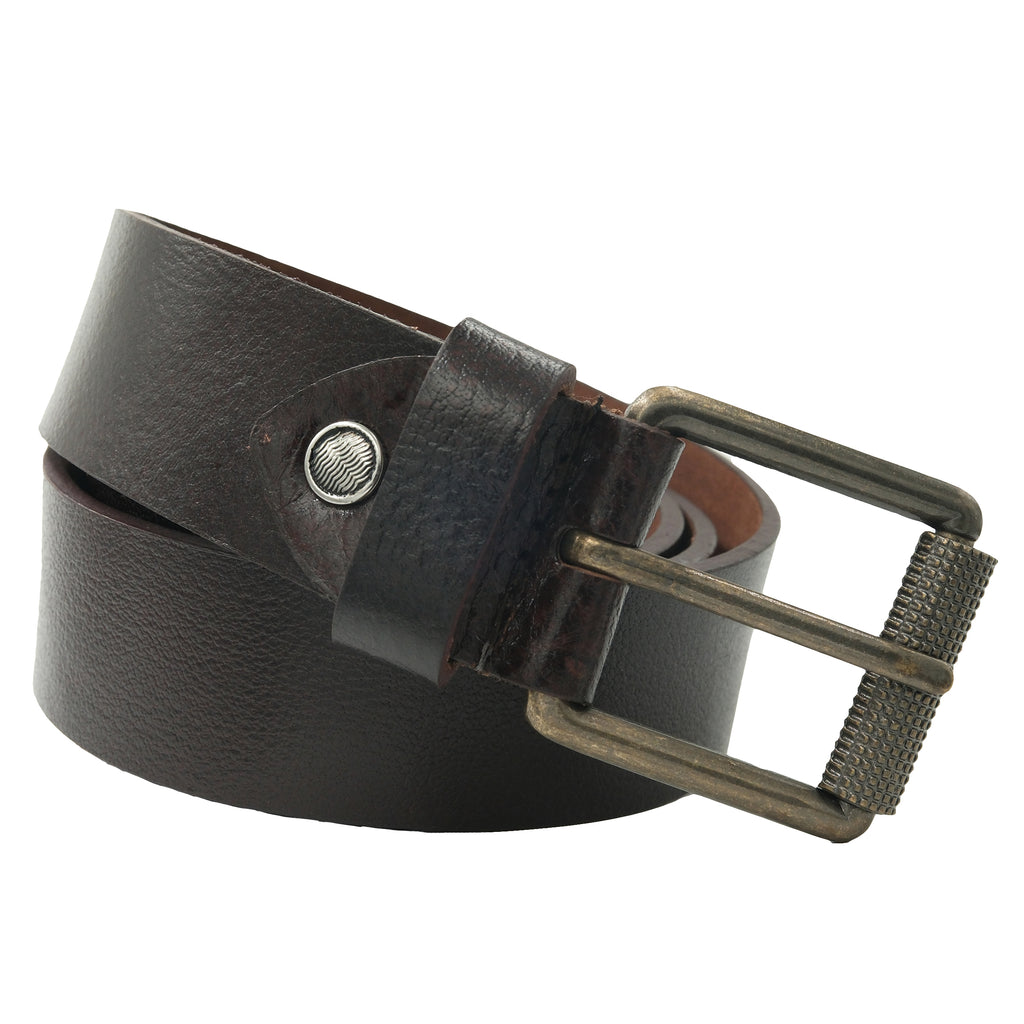 Leather Belt for Men - Brown