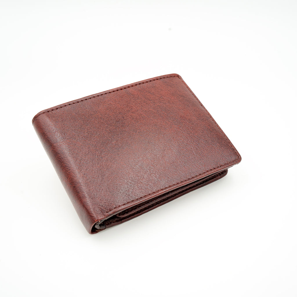 Leather Wallet for Men - Brown-02
