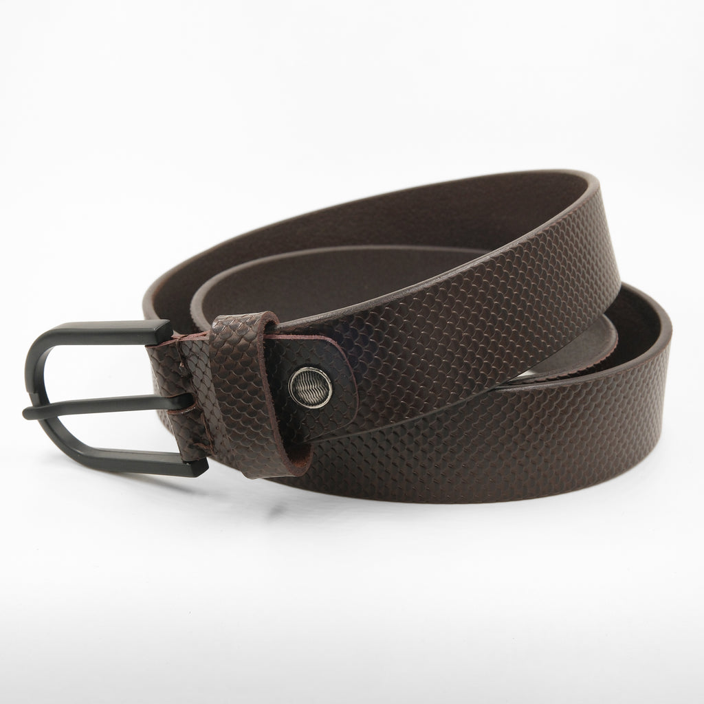 Leather Belt for Men - Brown