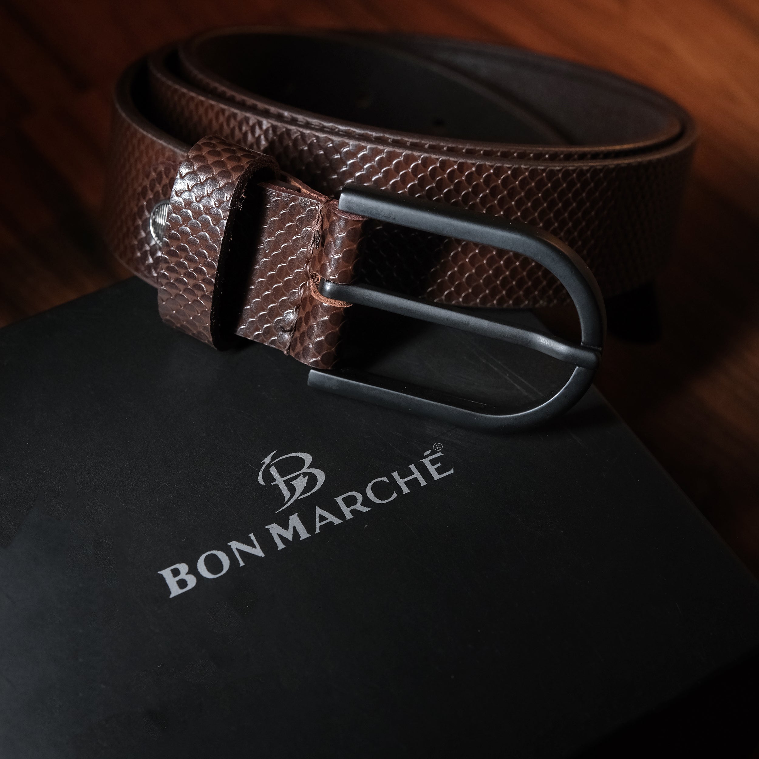 Leather Belt for Men - Brown