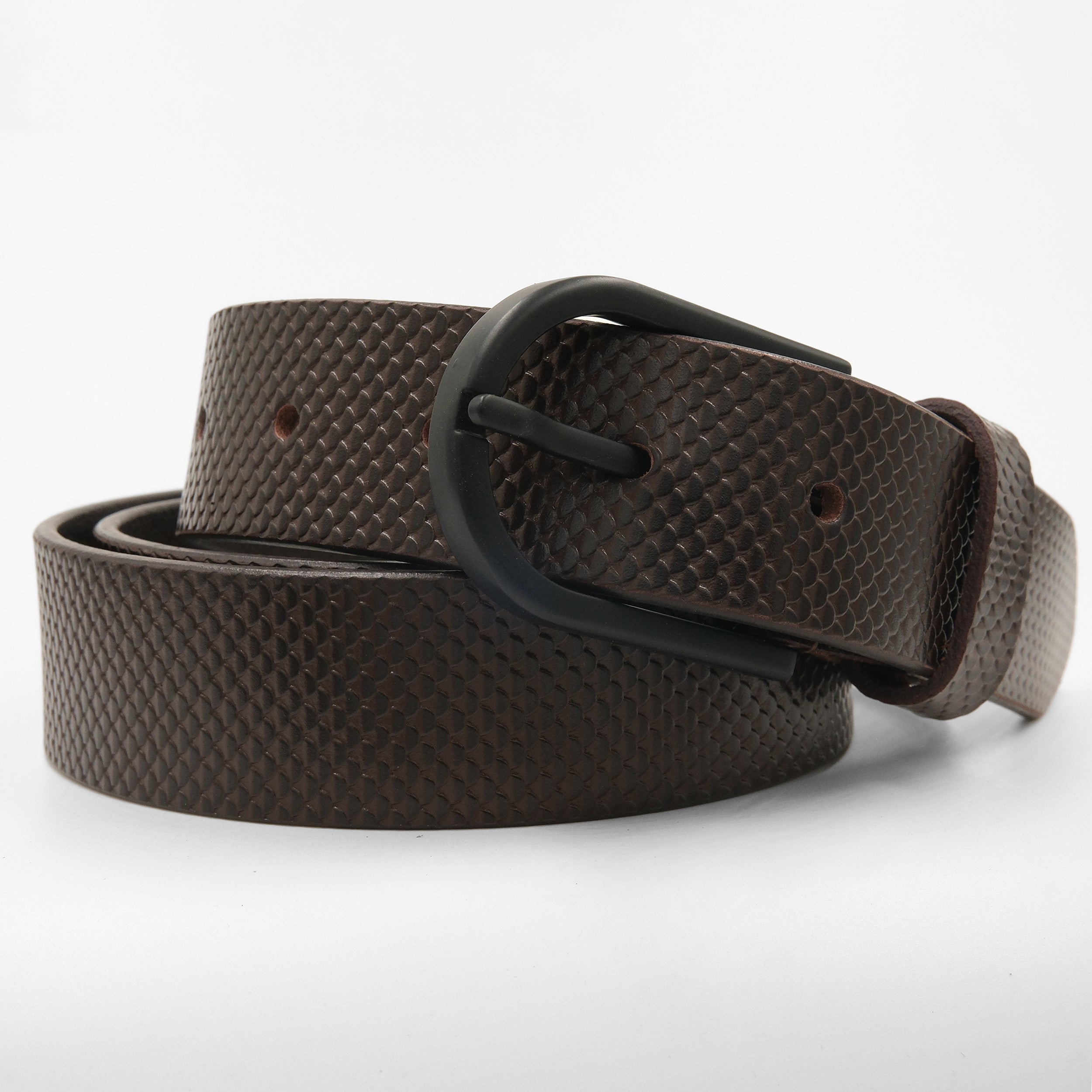 Leather Belt for Men - Brown