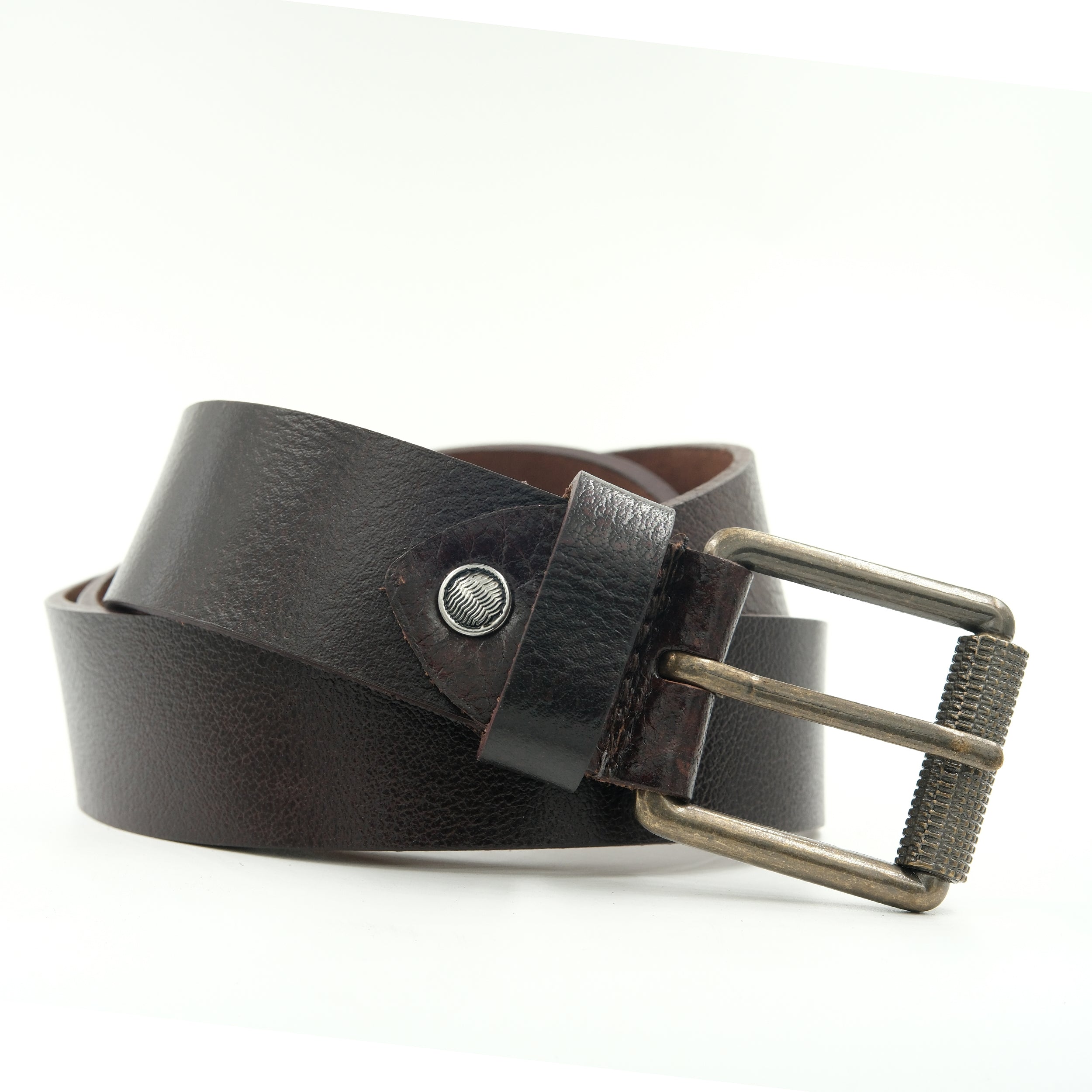 Leather Belt for Men - Brown