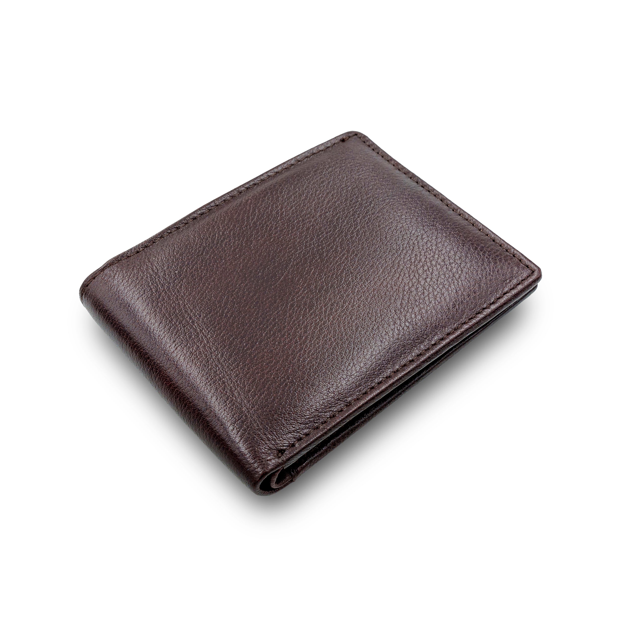 Leather Wallet for Men - 10 Brown
