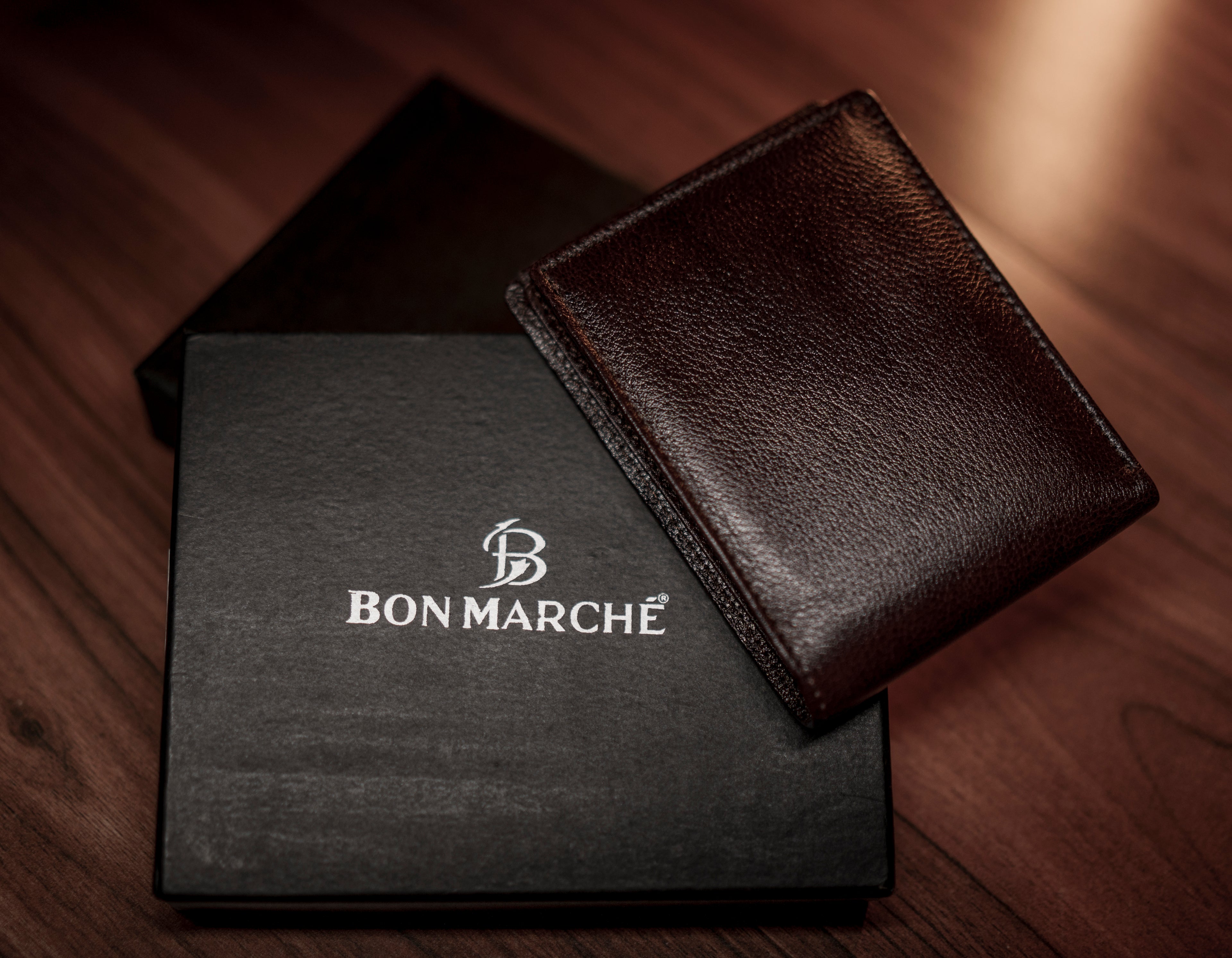 Leather Wallet for Men - 10 Brown