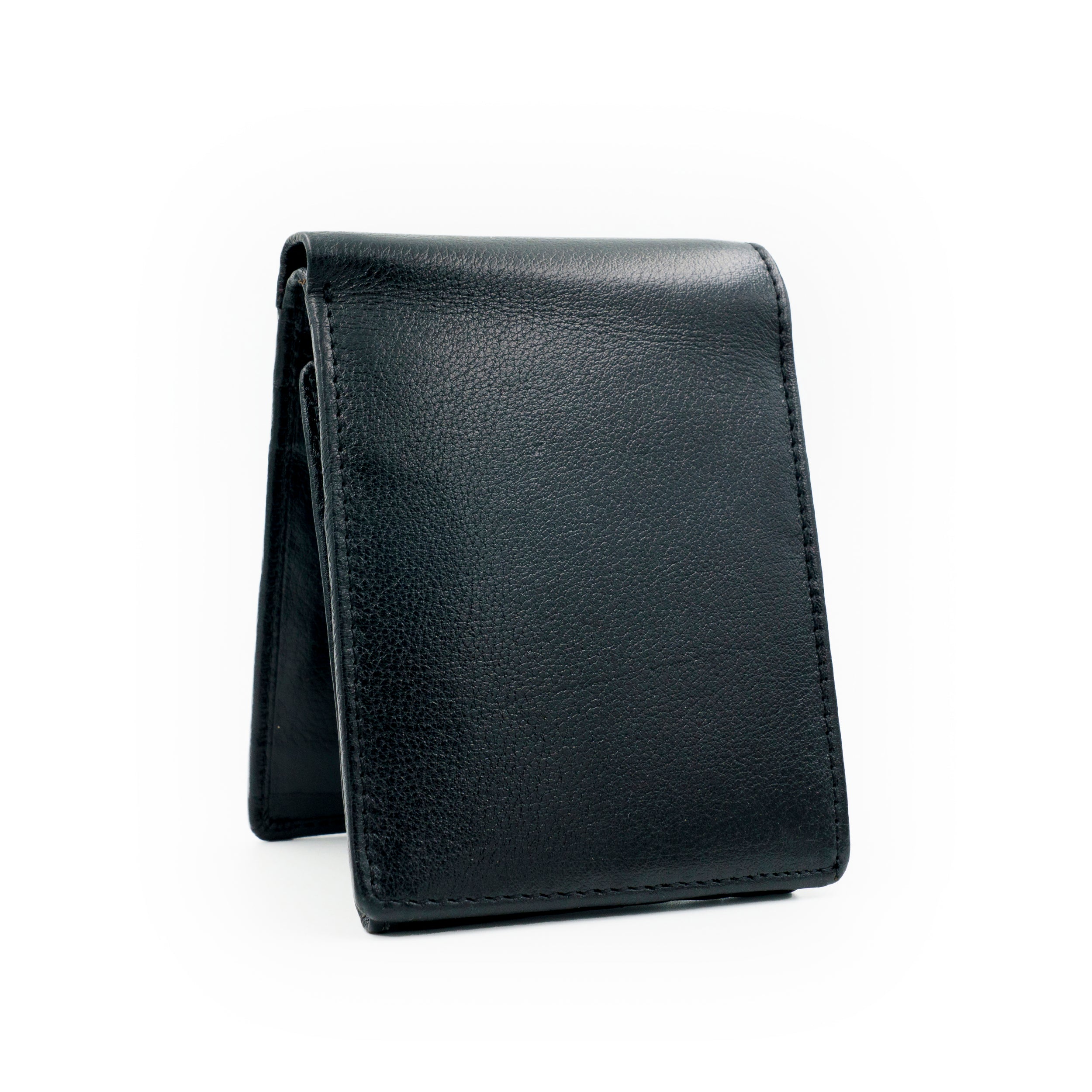 Leather Wallet for Men - Black-02