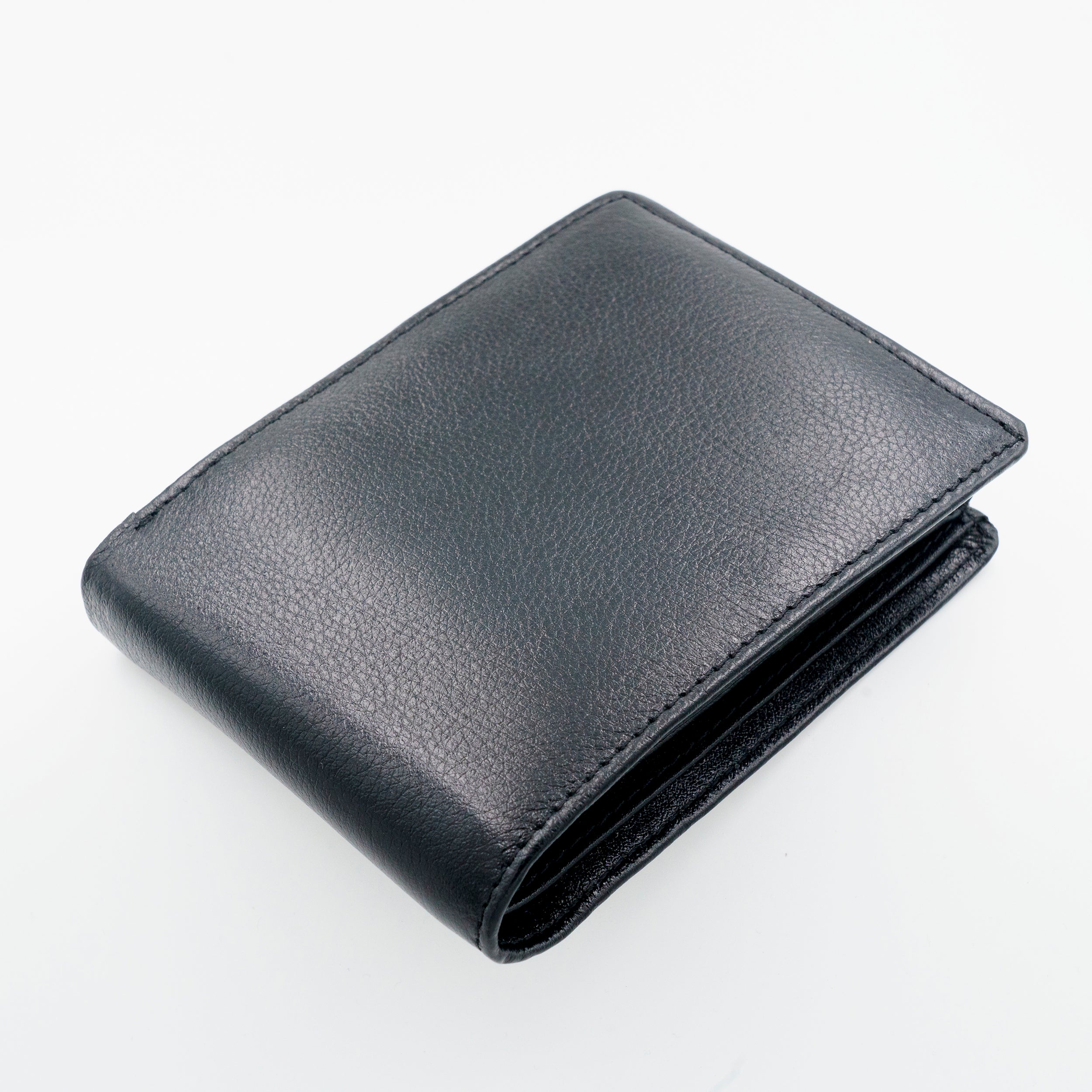 Leather Wallet for Men - Black-02