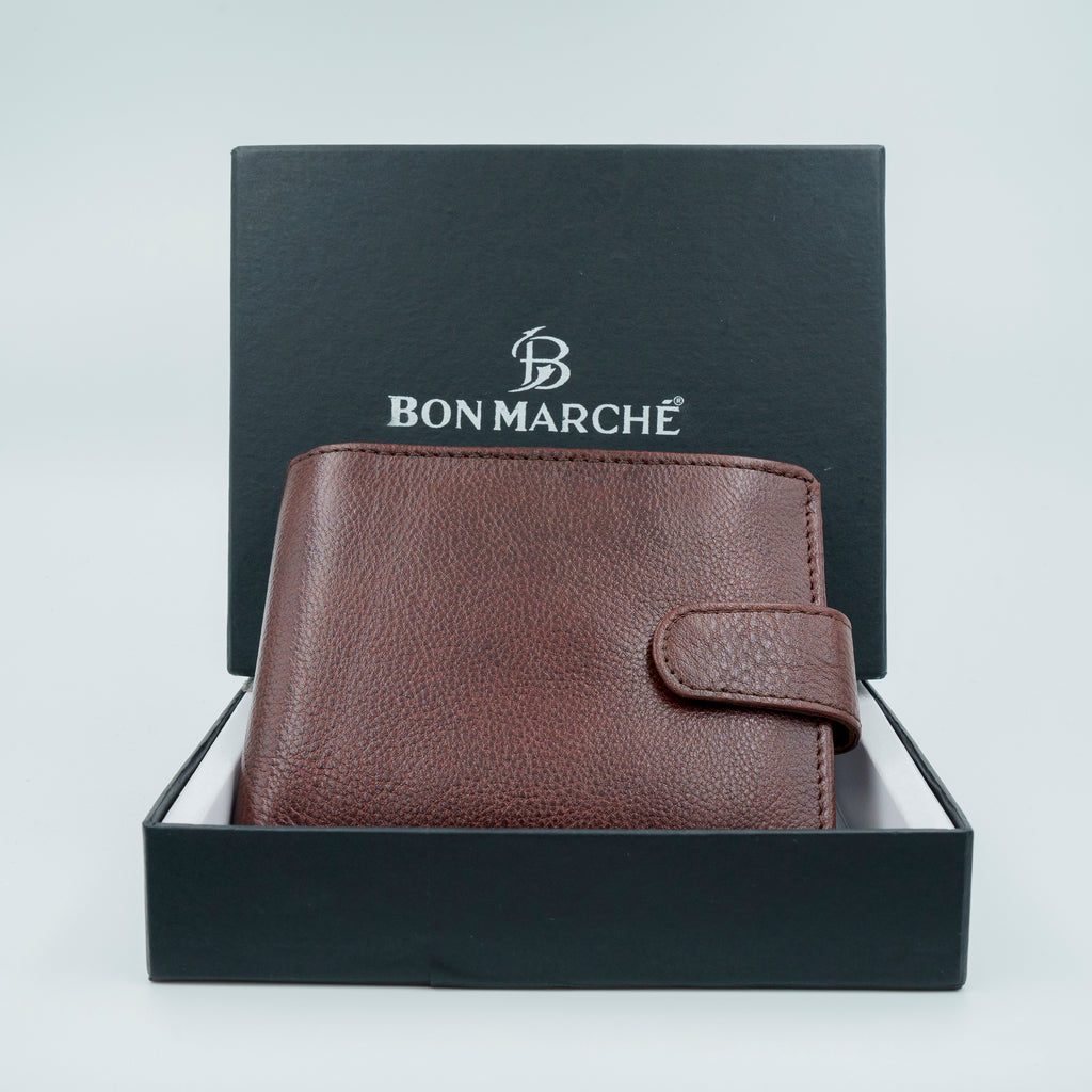 Leather Wallet for Men - Brown-07