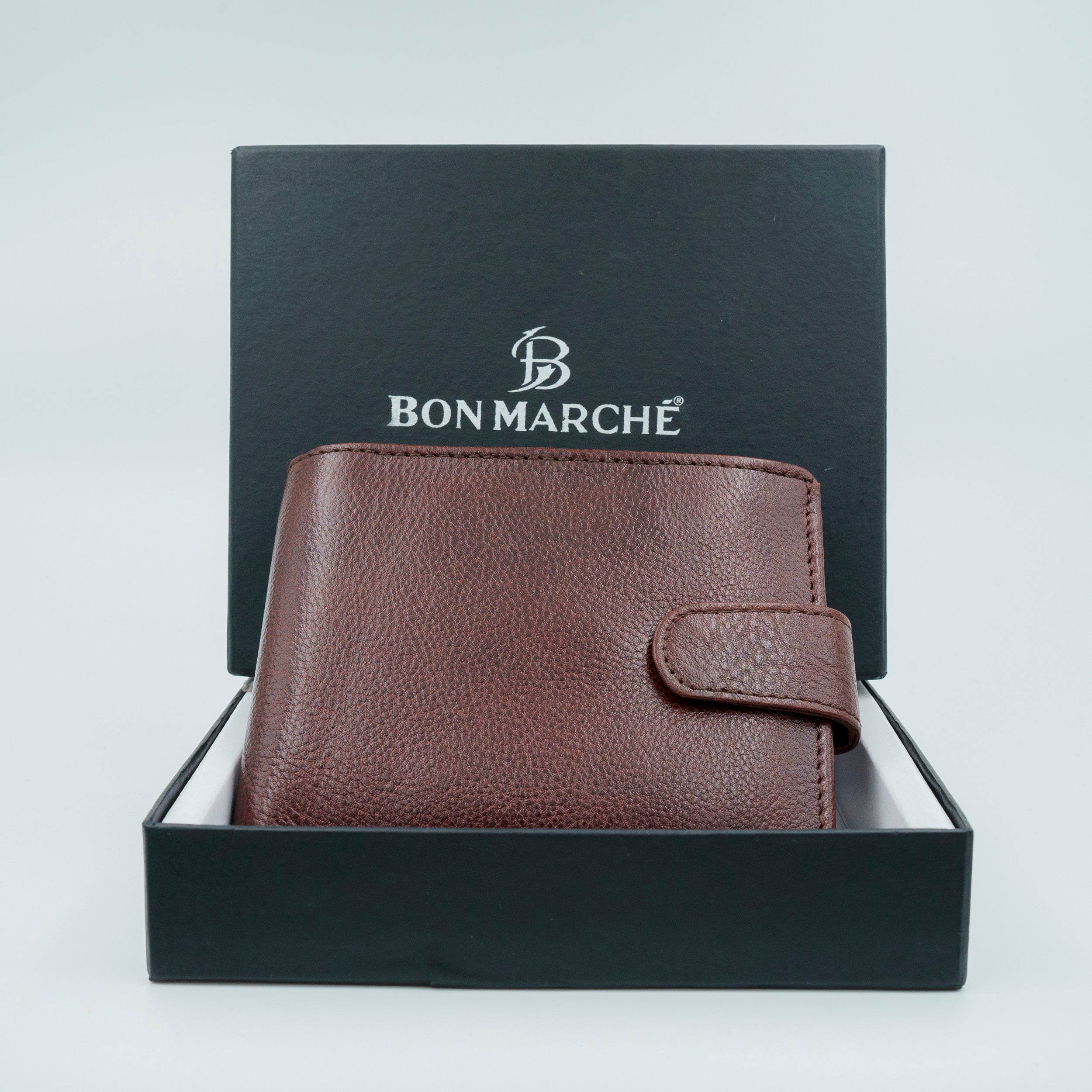 Leather Wallet for Men - Brown-07