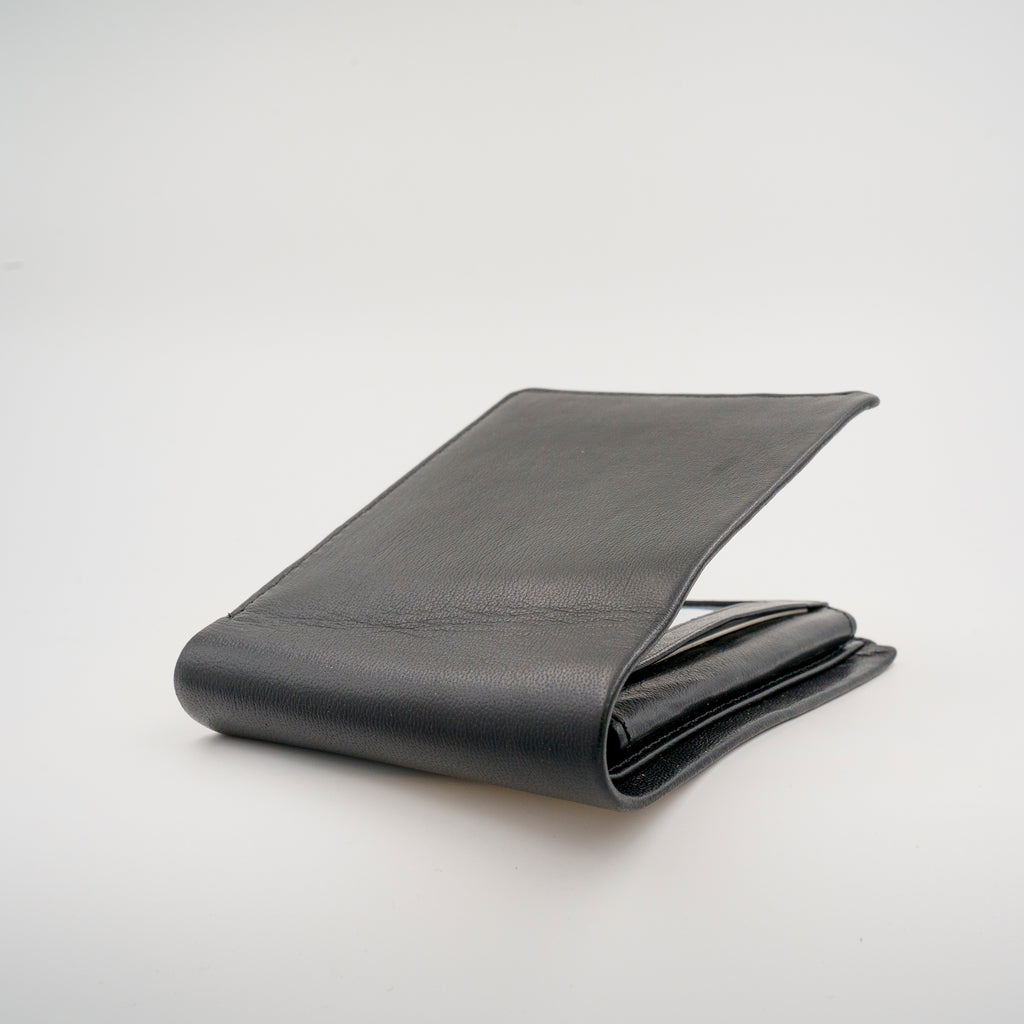 Leather Wallet for Men - Black-11