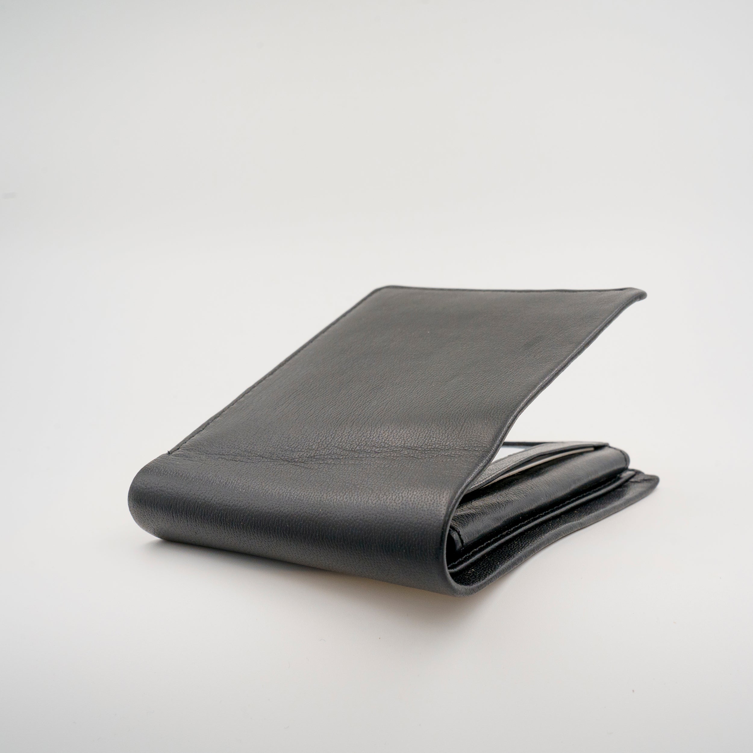 Leather Wallet for Men - Black-11