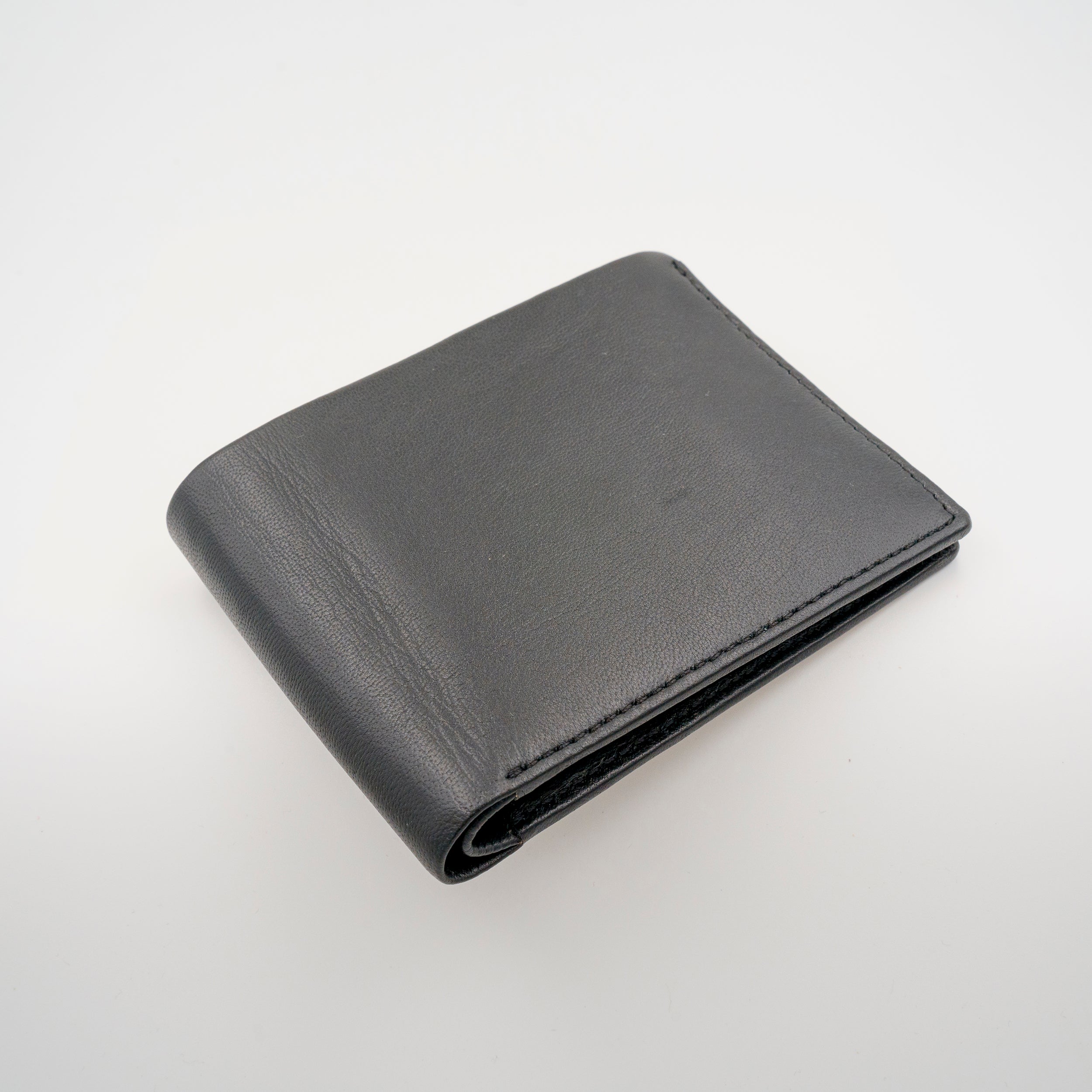 Leather Wallet for Men - Black-11