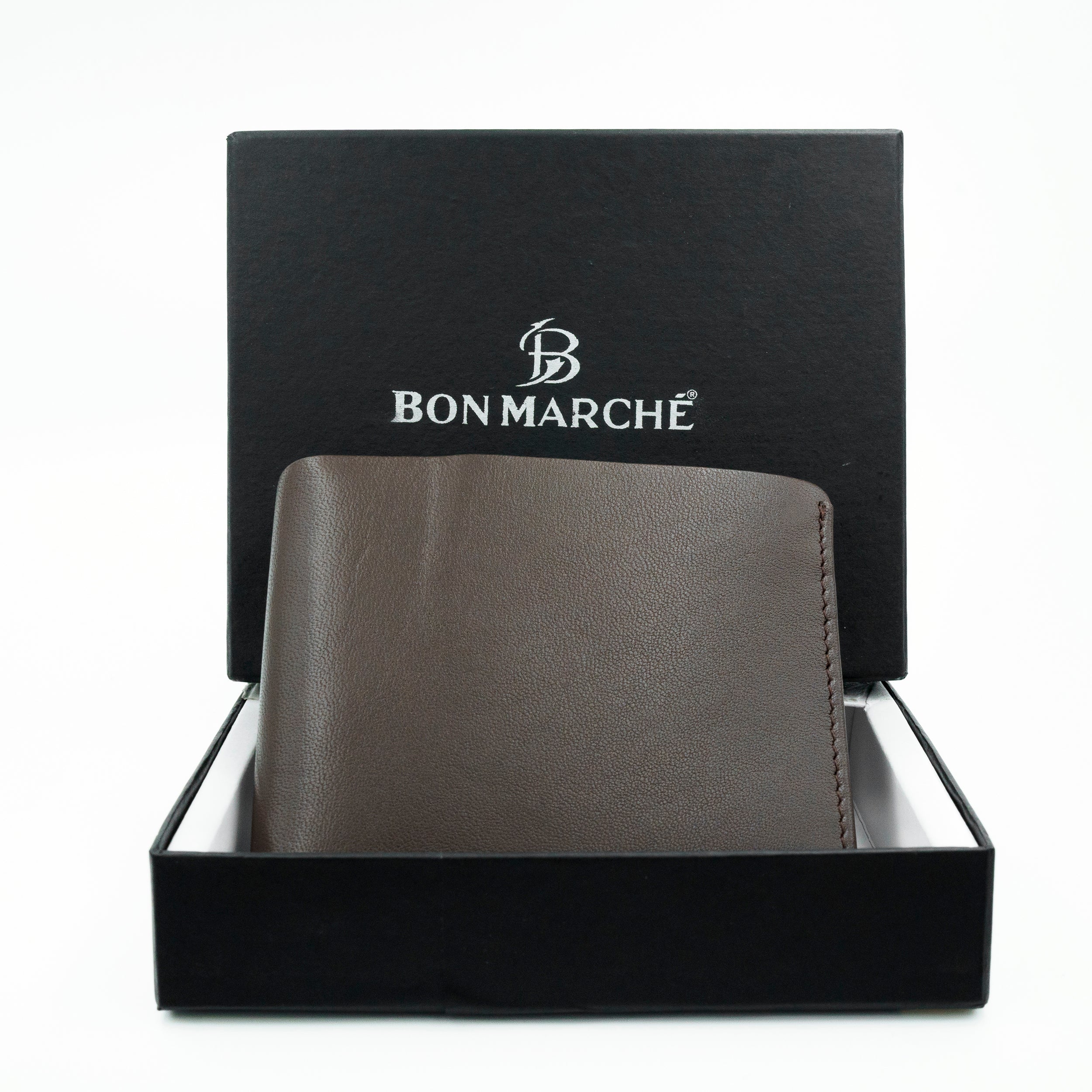 Leather Wallet for Men - Brown-11