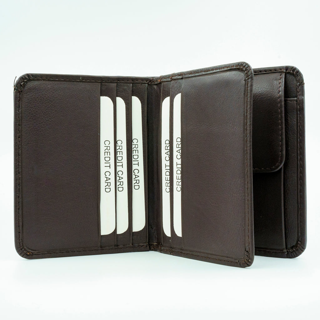 Leather Wallet for Men - Brown V05