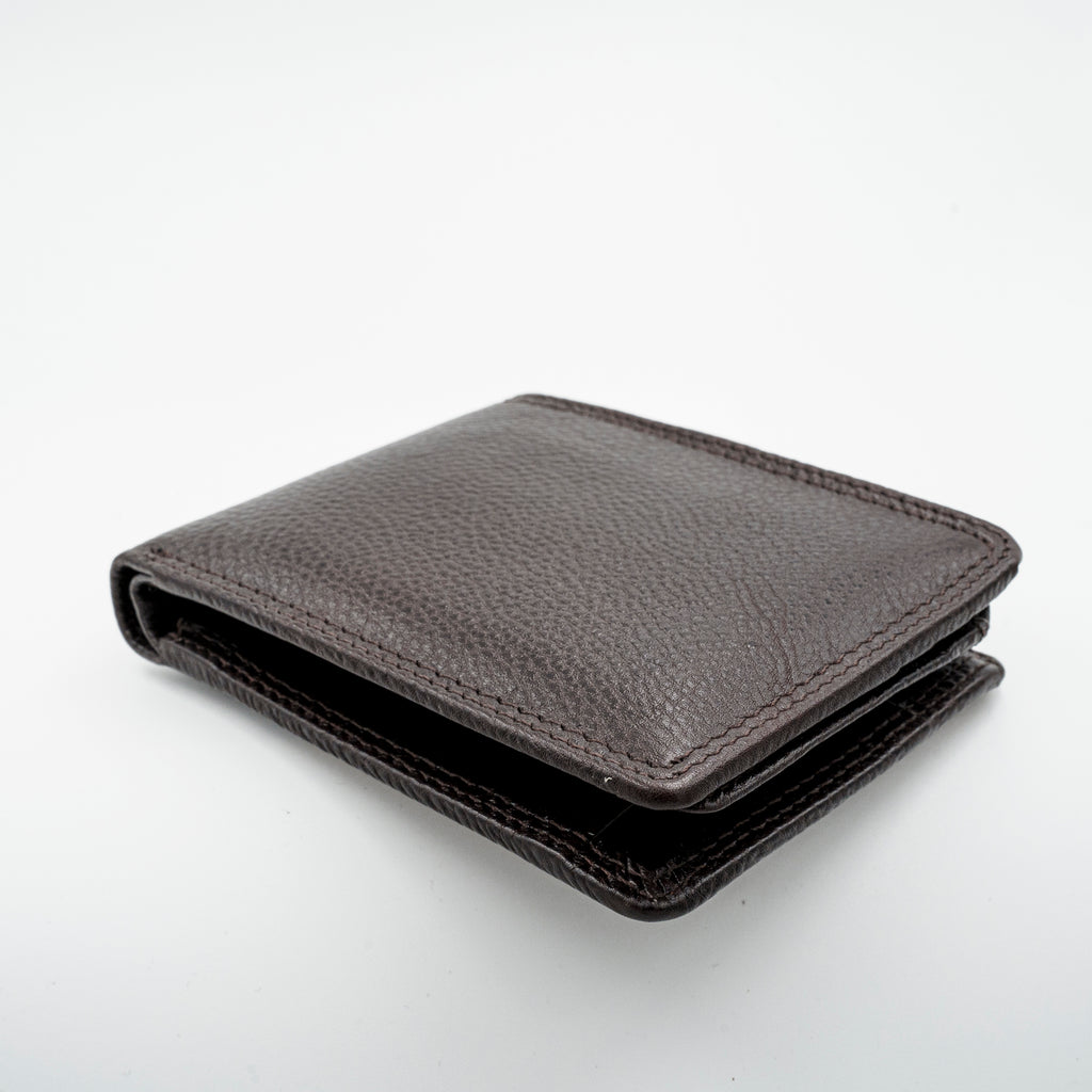 Leather Wallet for Men - Brown-01