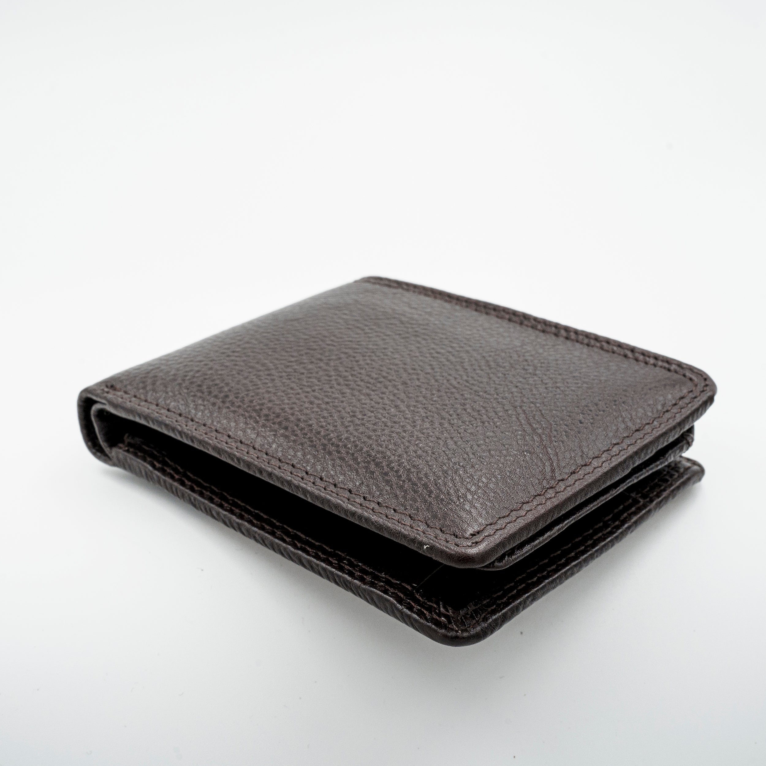 Leather Wallet for Men - Brown-01