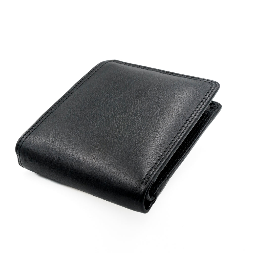 Leather Wallet for Men - Black-01