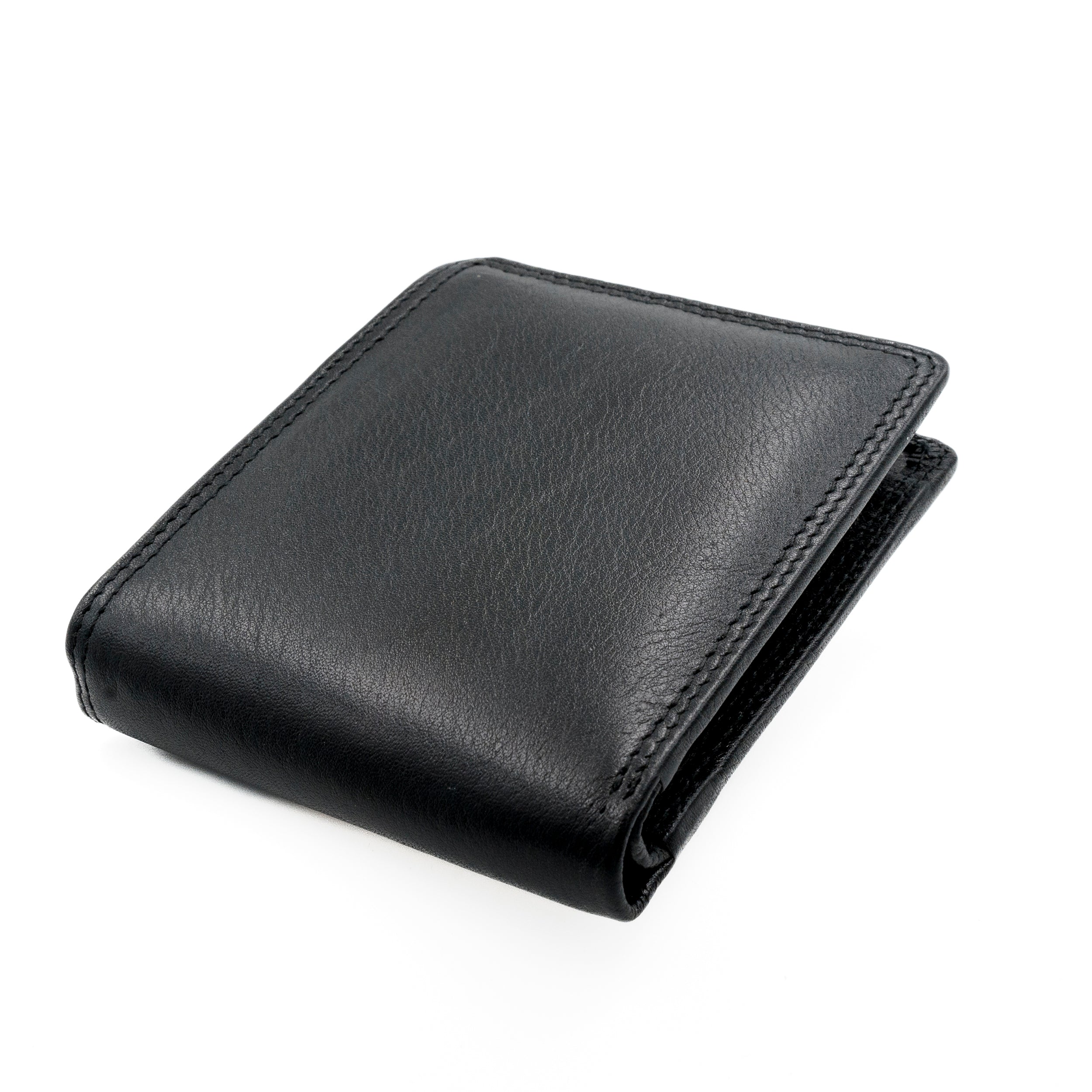 Leather Wallet for Men - Black-01