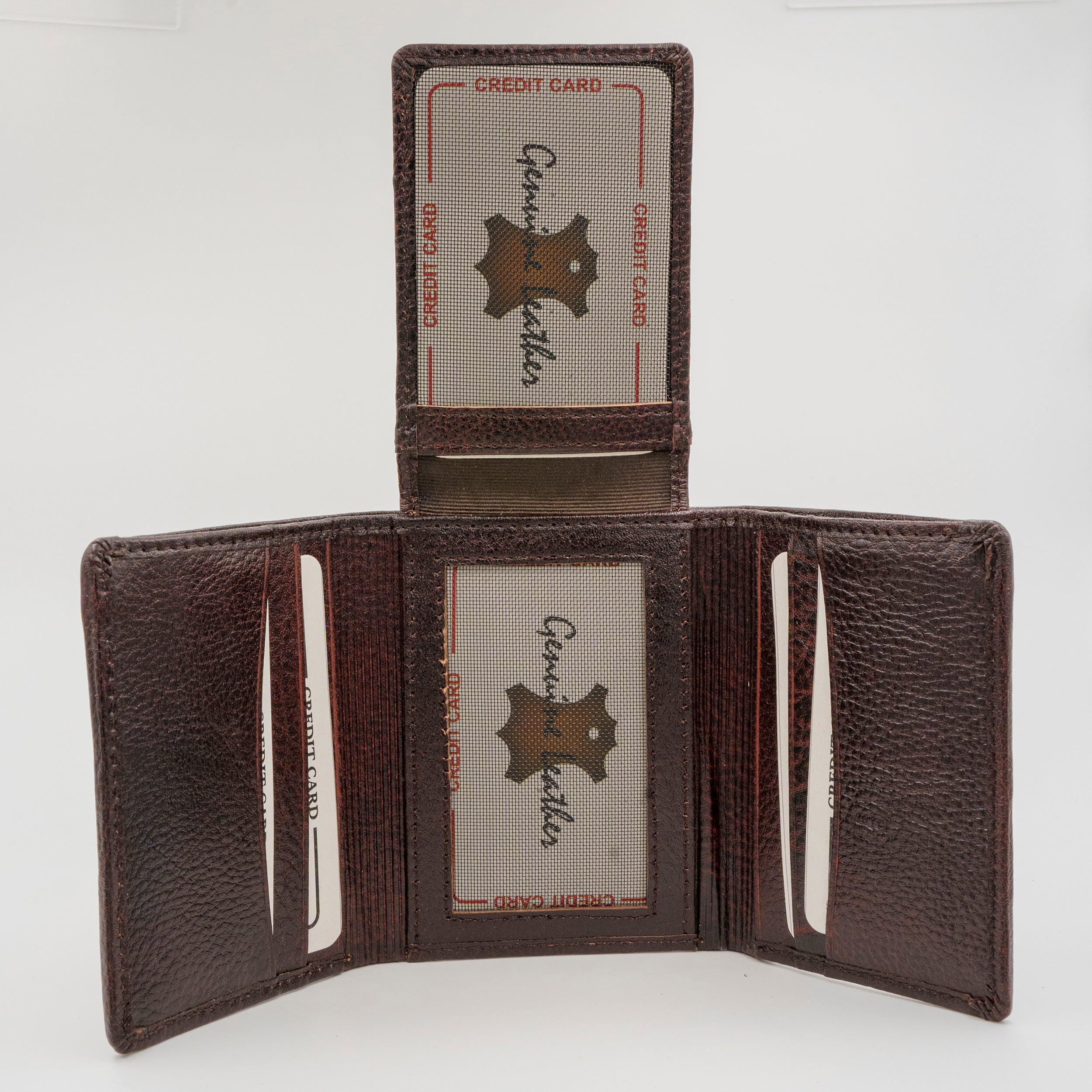 Leather Wallet for Men - 30 Brown