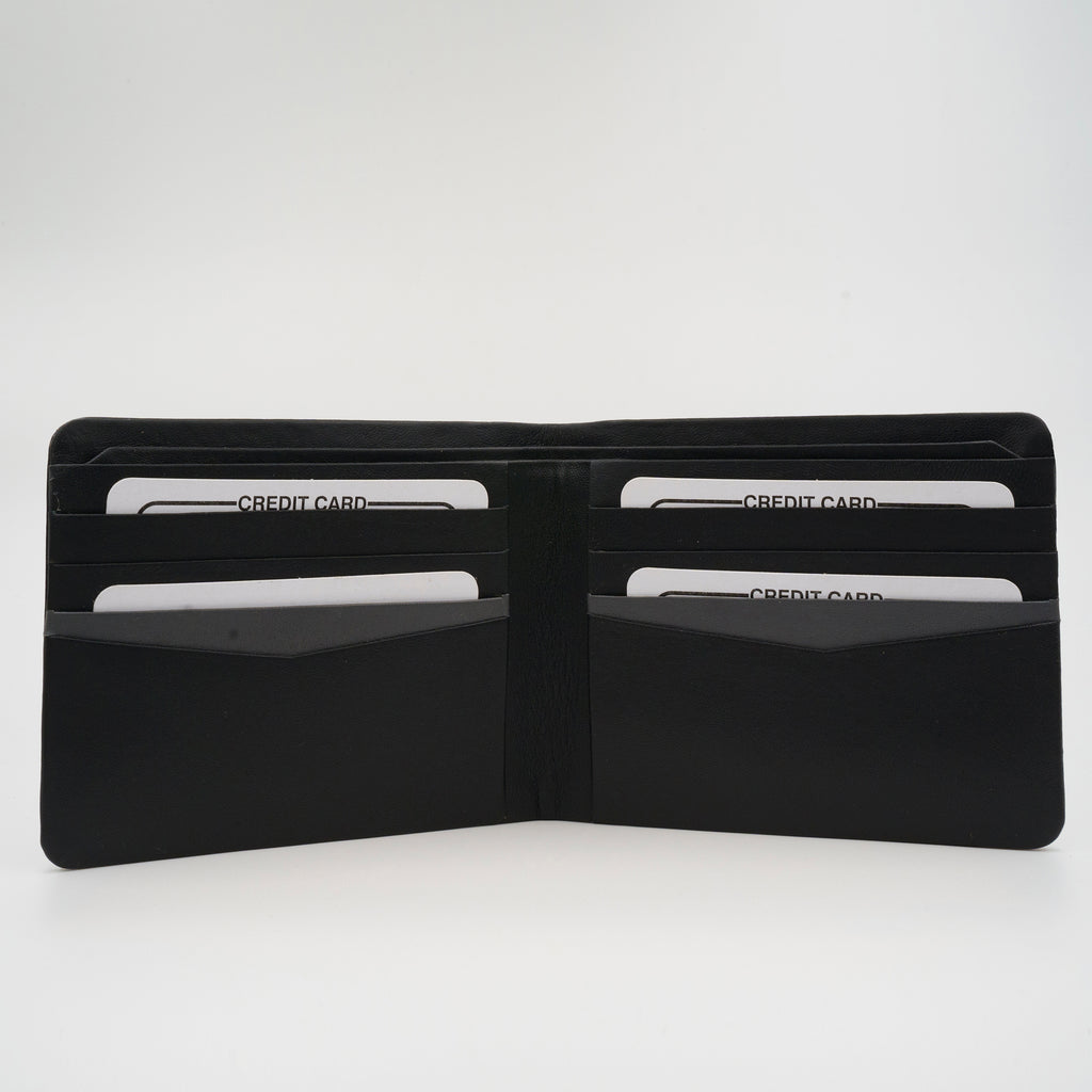 Leather Wallet for Men - 51 Black