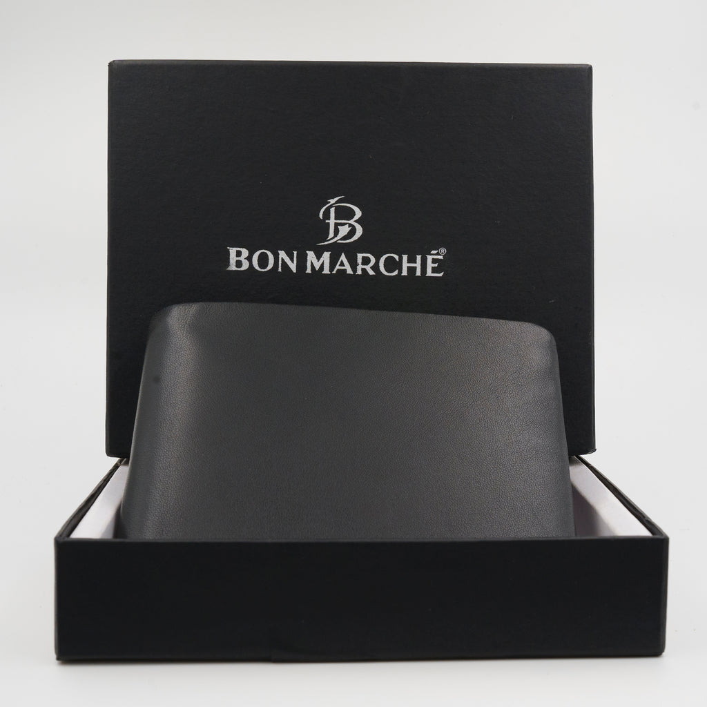 Leather Wallet for Men - 51 Black