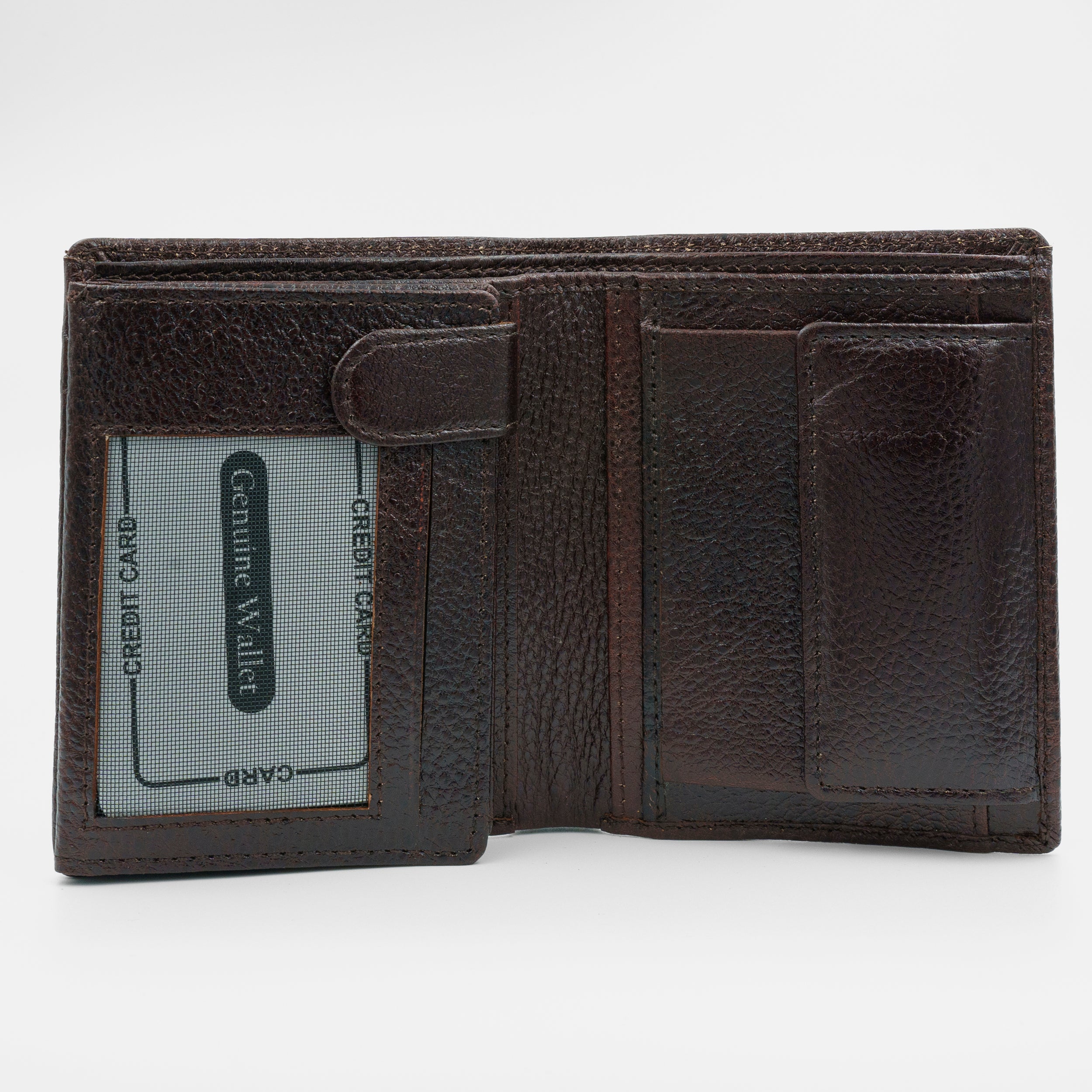 Leather Wallet for Men - Brown V01