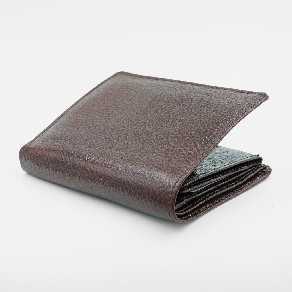 Leather Wallet for Men - Brown V01