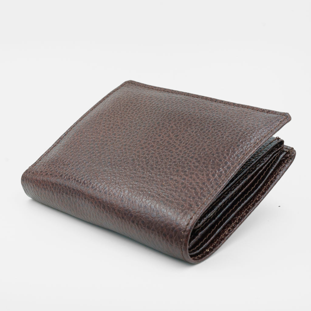 Leather Wallet for Men - Brown V01