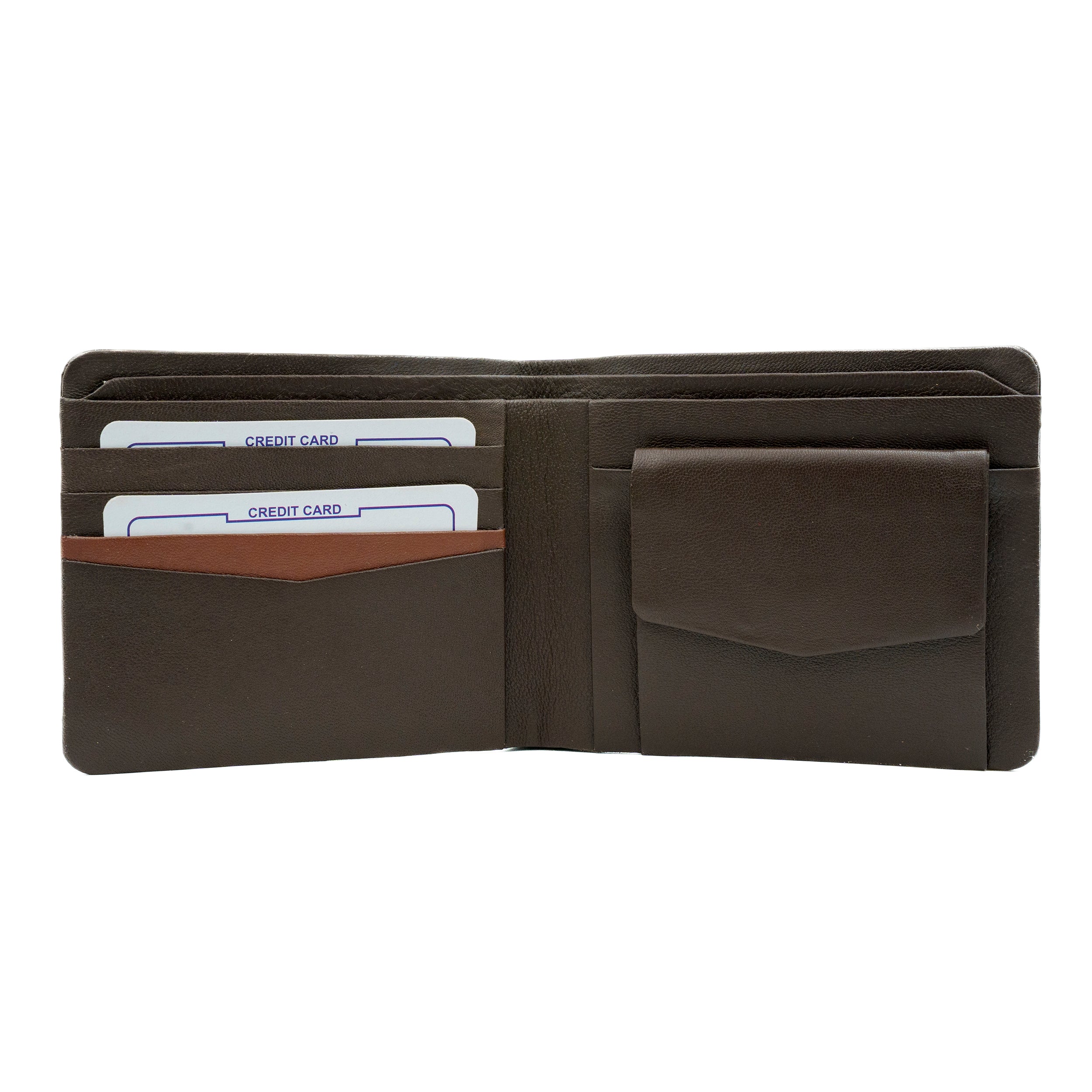 Leather Wallet for Men -52 Brown