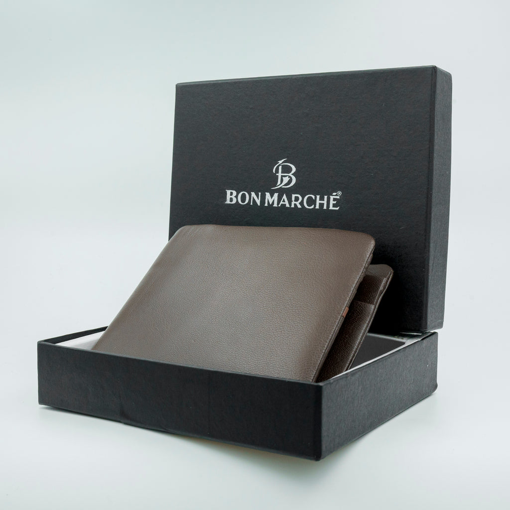Leather Wallet for Men -52 Brown