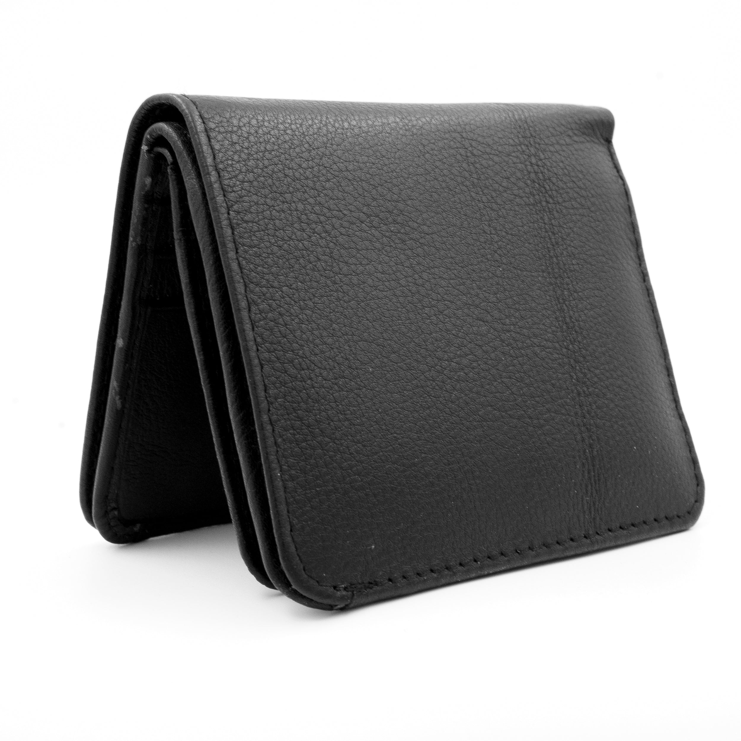 Leather Wallet for Men - Black V05
