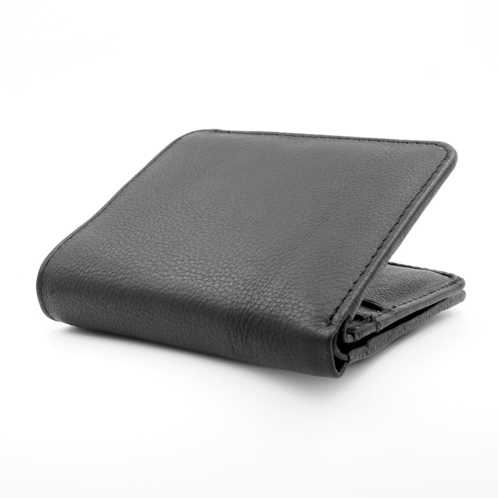 Leather Wallet for Men - Black V05