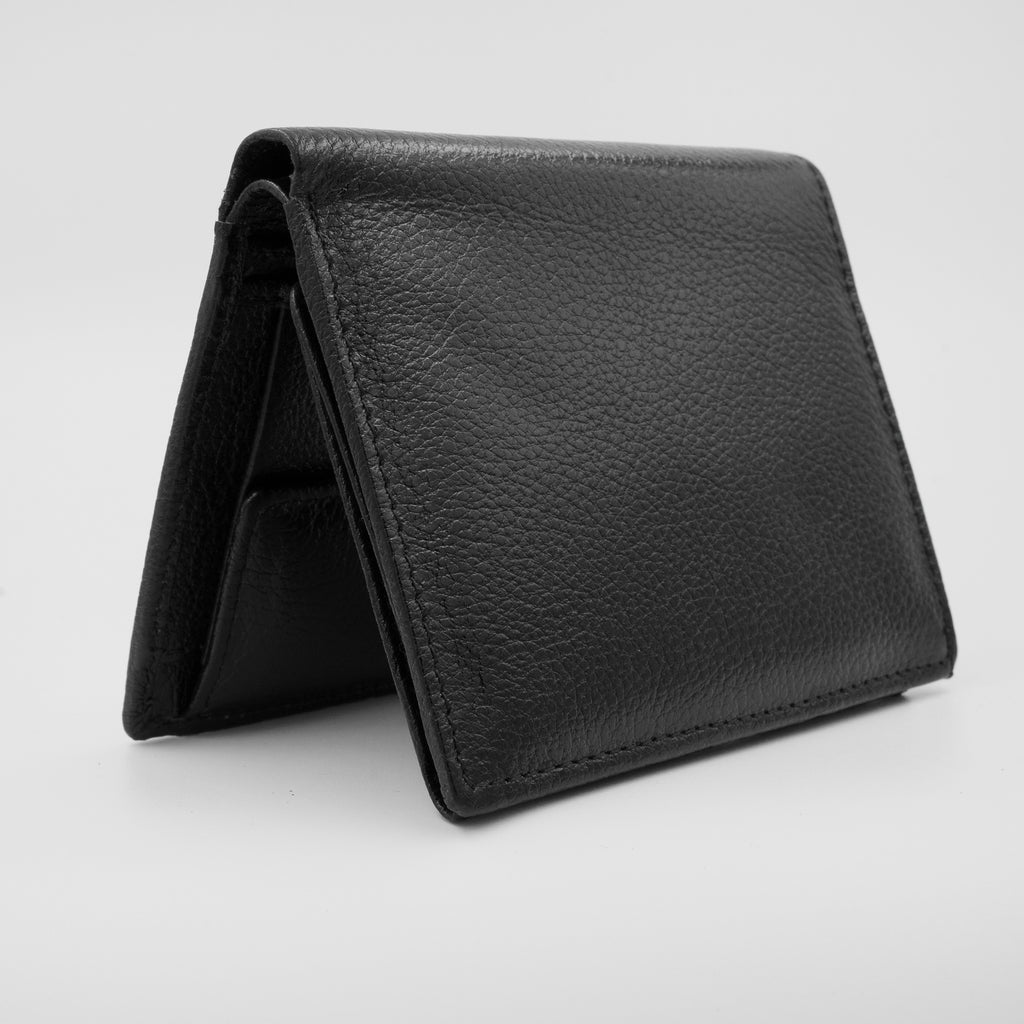 Leather Wallet for Men - V01 Black