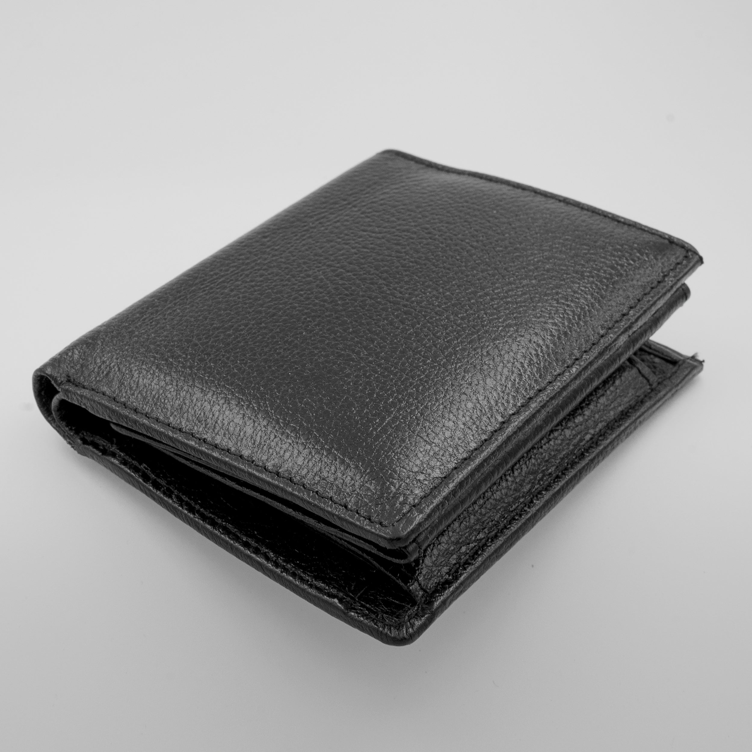 Leather Wallet for Men - V01 Black