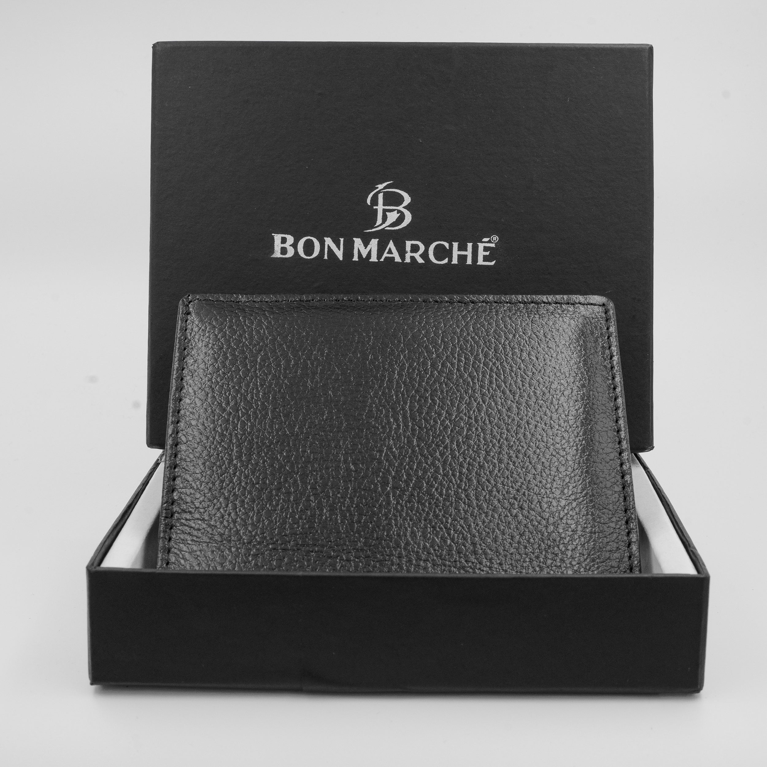 Leather Wallet for Men - V01 Black
