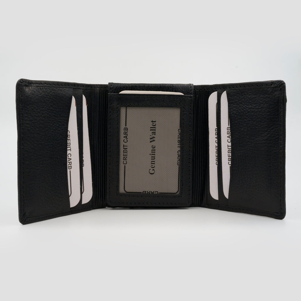 Leather Wallet for Men - 30 Black