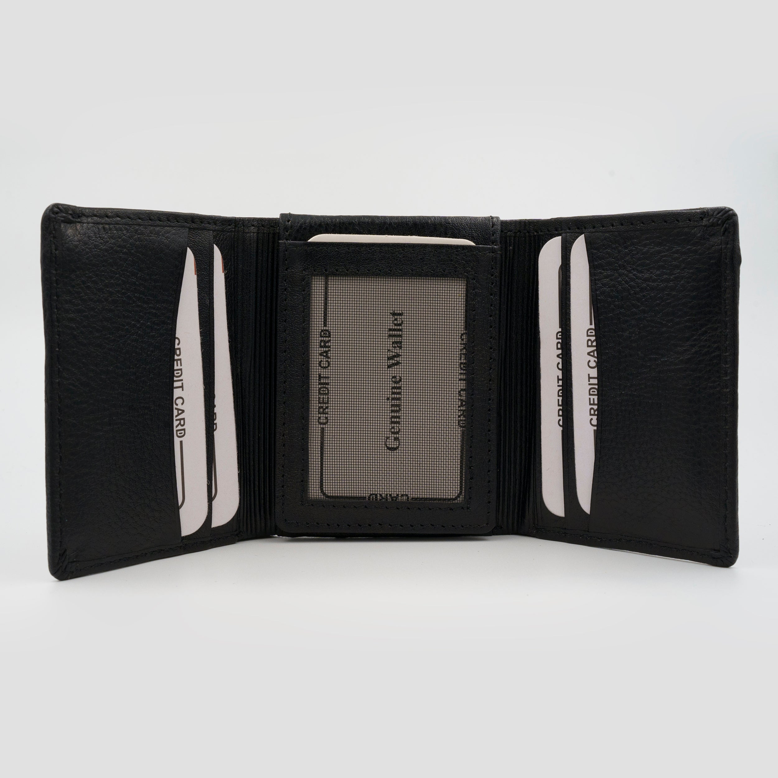 Leather Wallet for Men - 30 Black