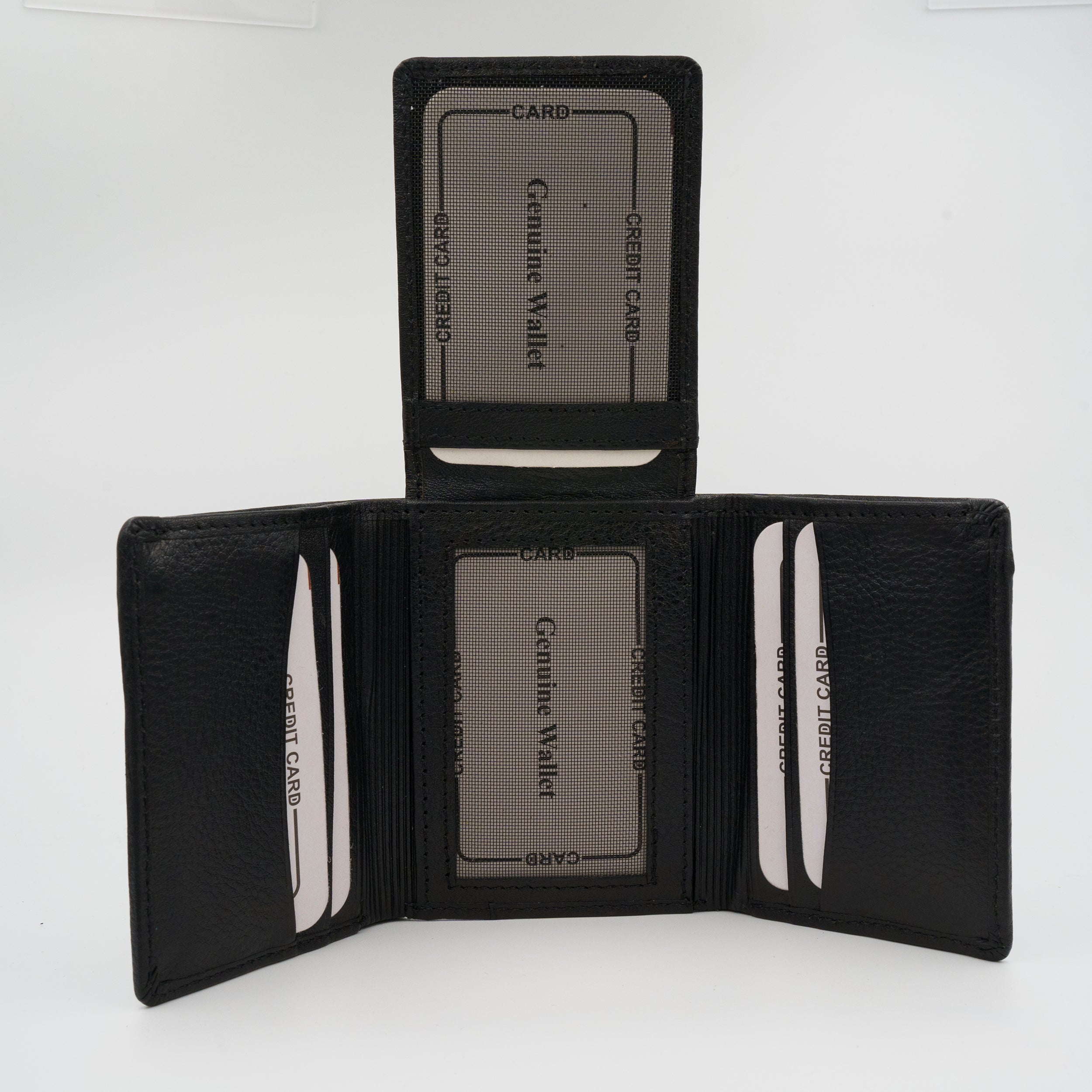 Leather Wallet for Men - 30 Black