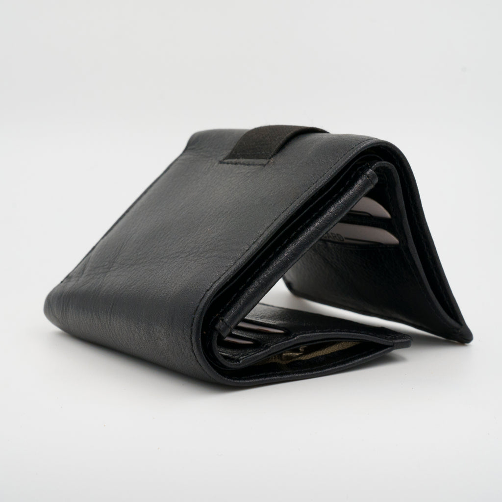 Leather Wallet for Men - 30 Black