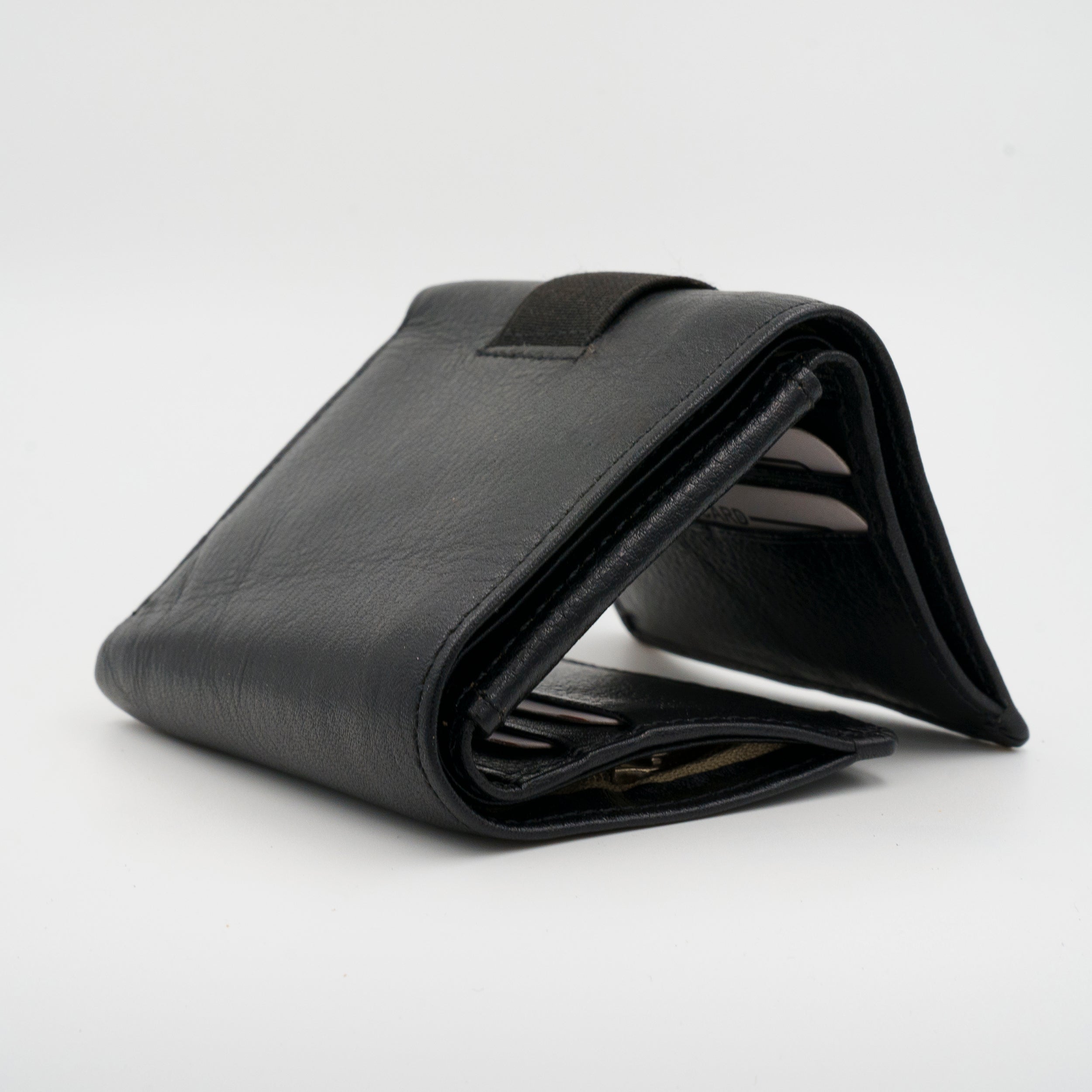 Leather Wallet for Men - 30 Black