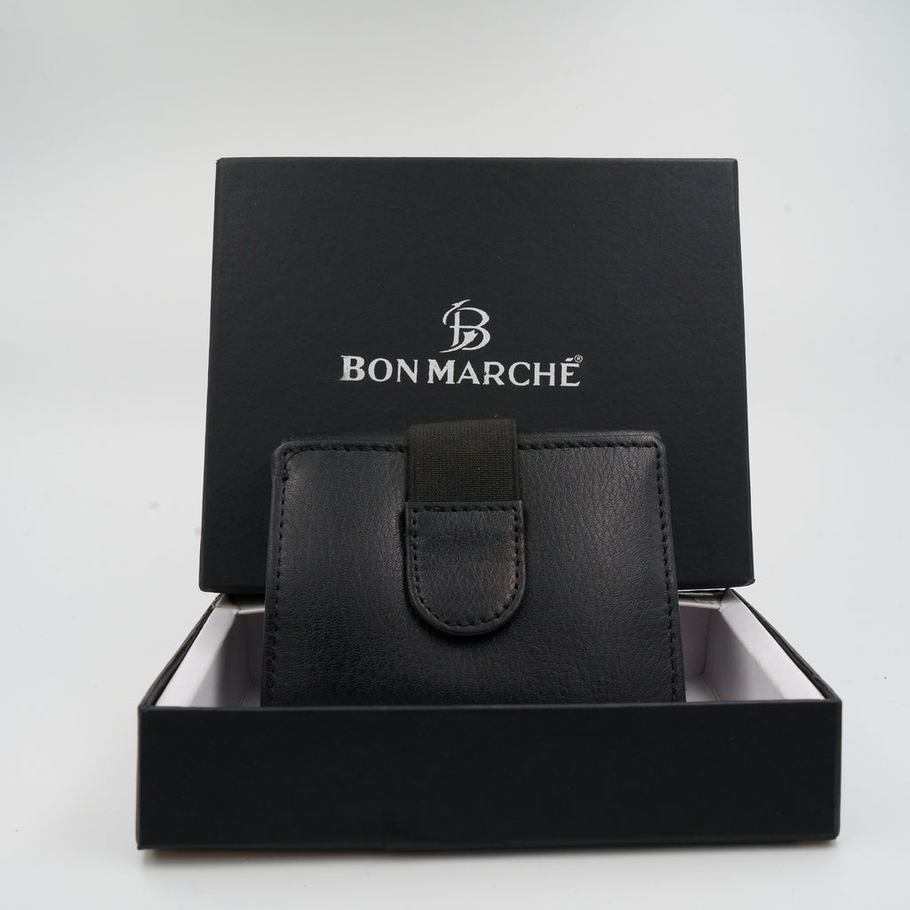 Leather Wallet for Men - 30 Black