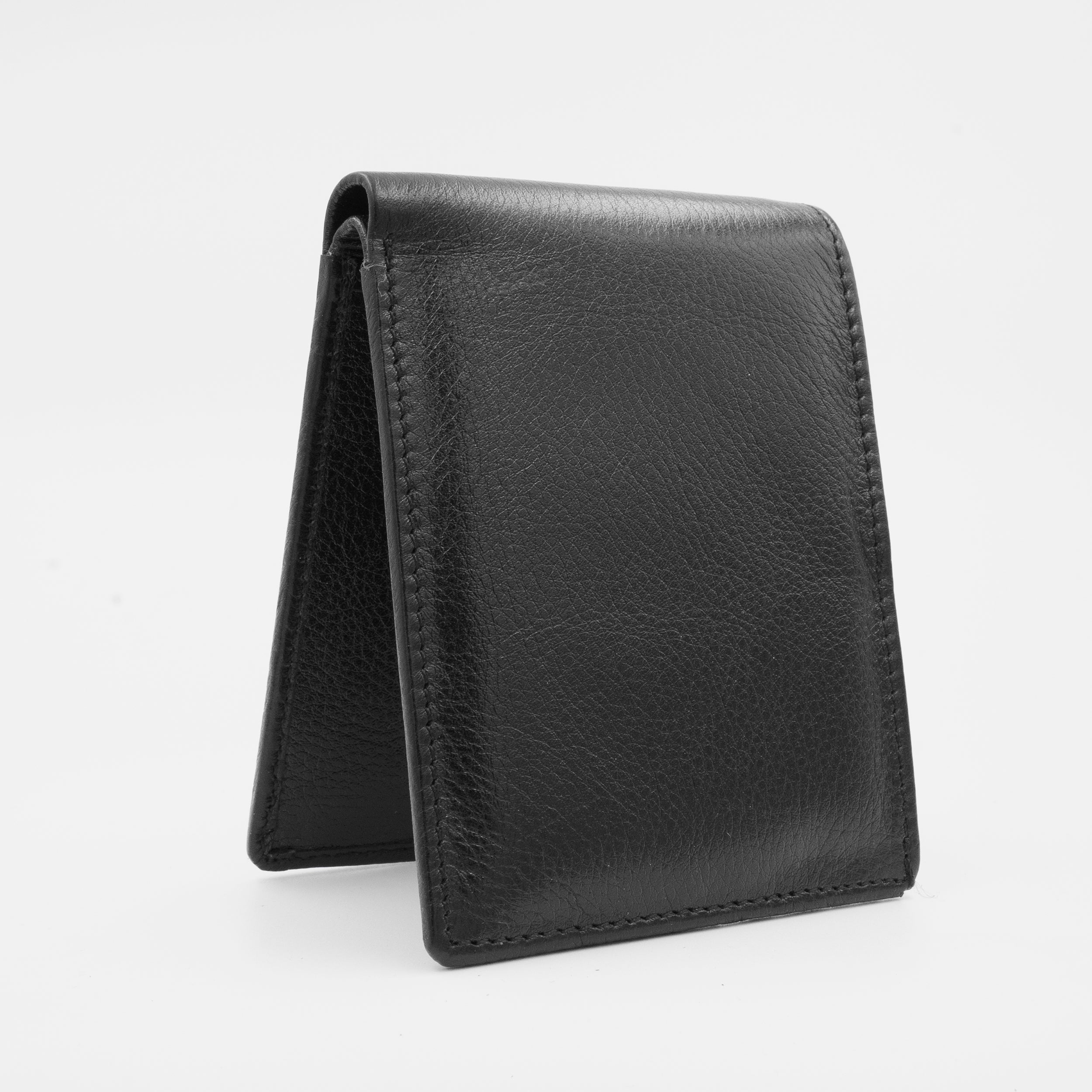 Leather Wallet for Men - 10 Black