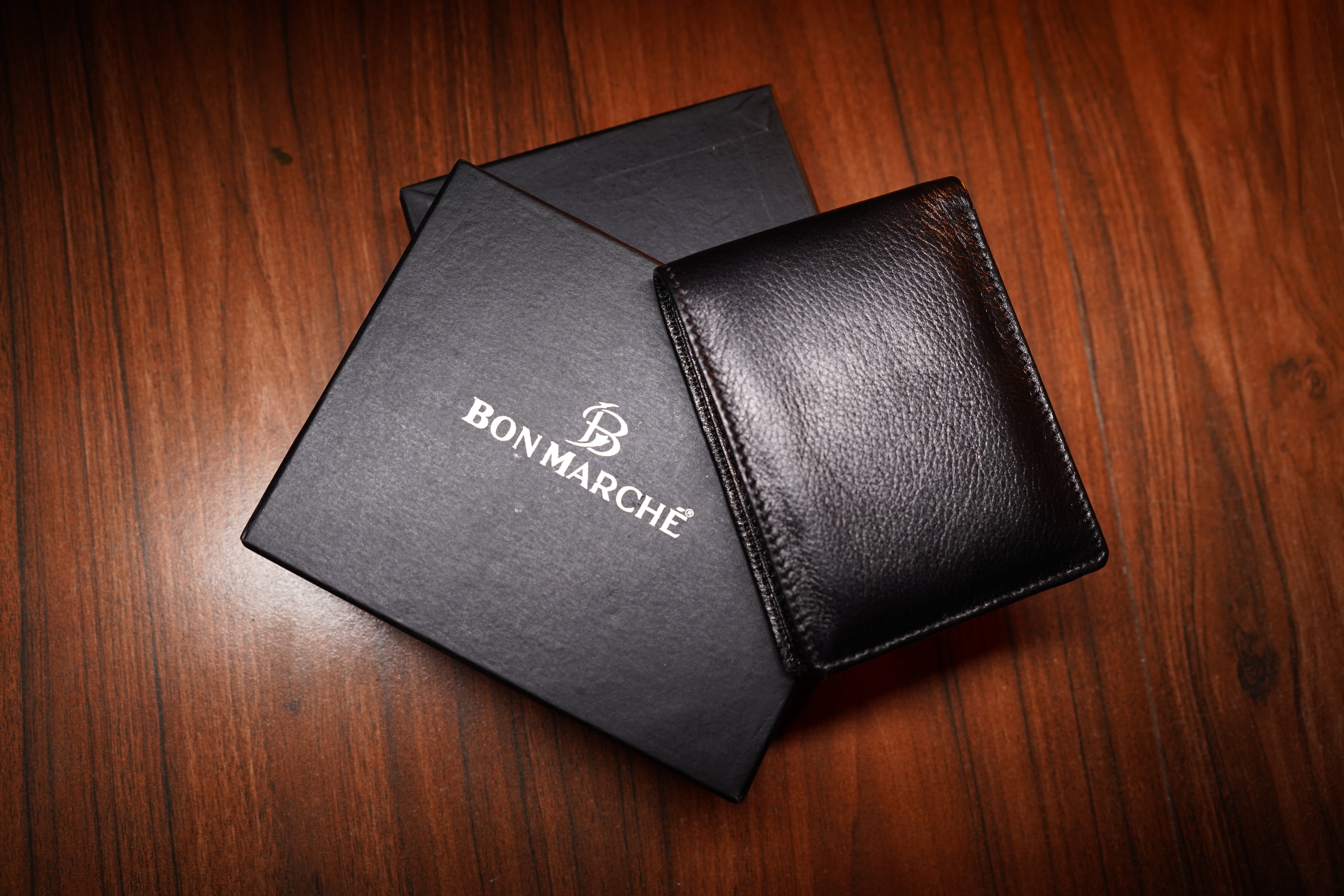 Leather Wallet for Men - 10 Black