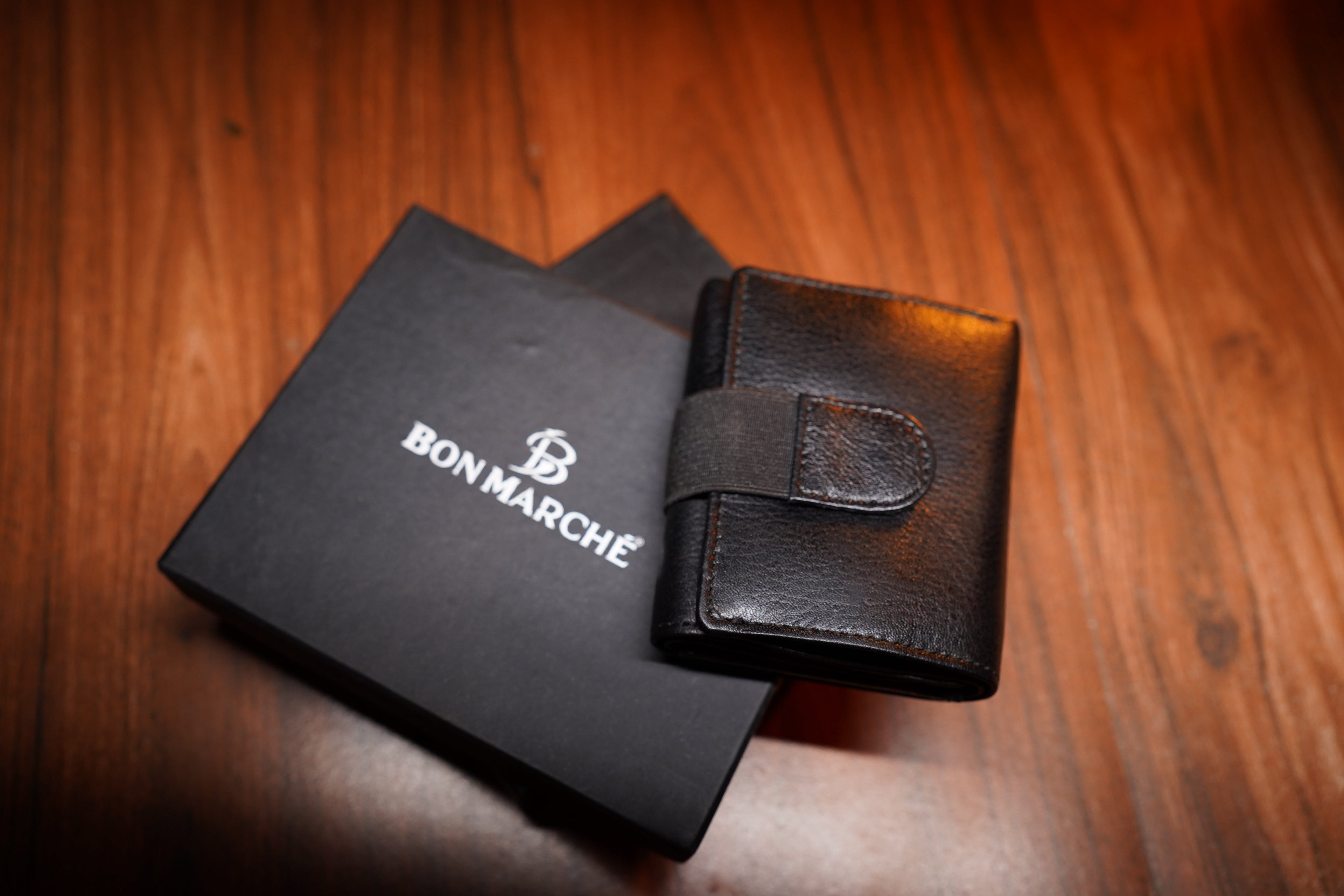 Leather Wallet for Men - 30 Black