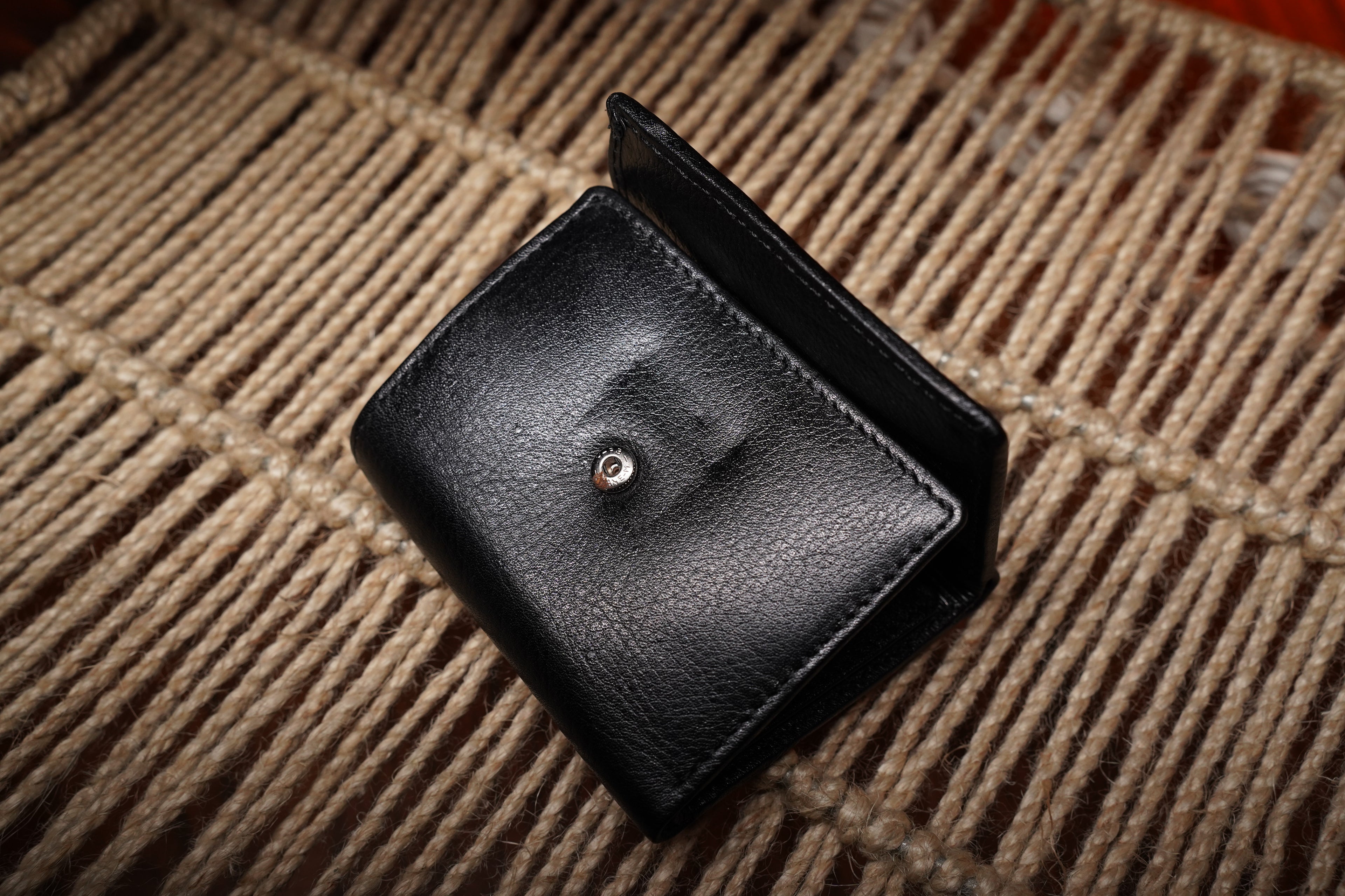 Leather Wallet for Men - 30 Black
